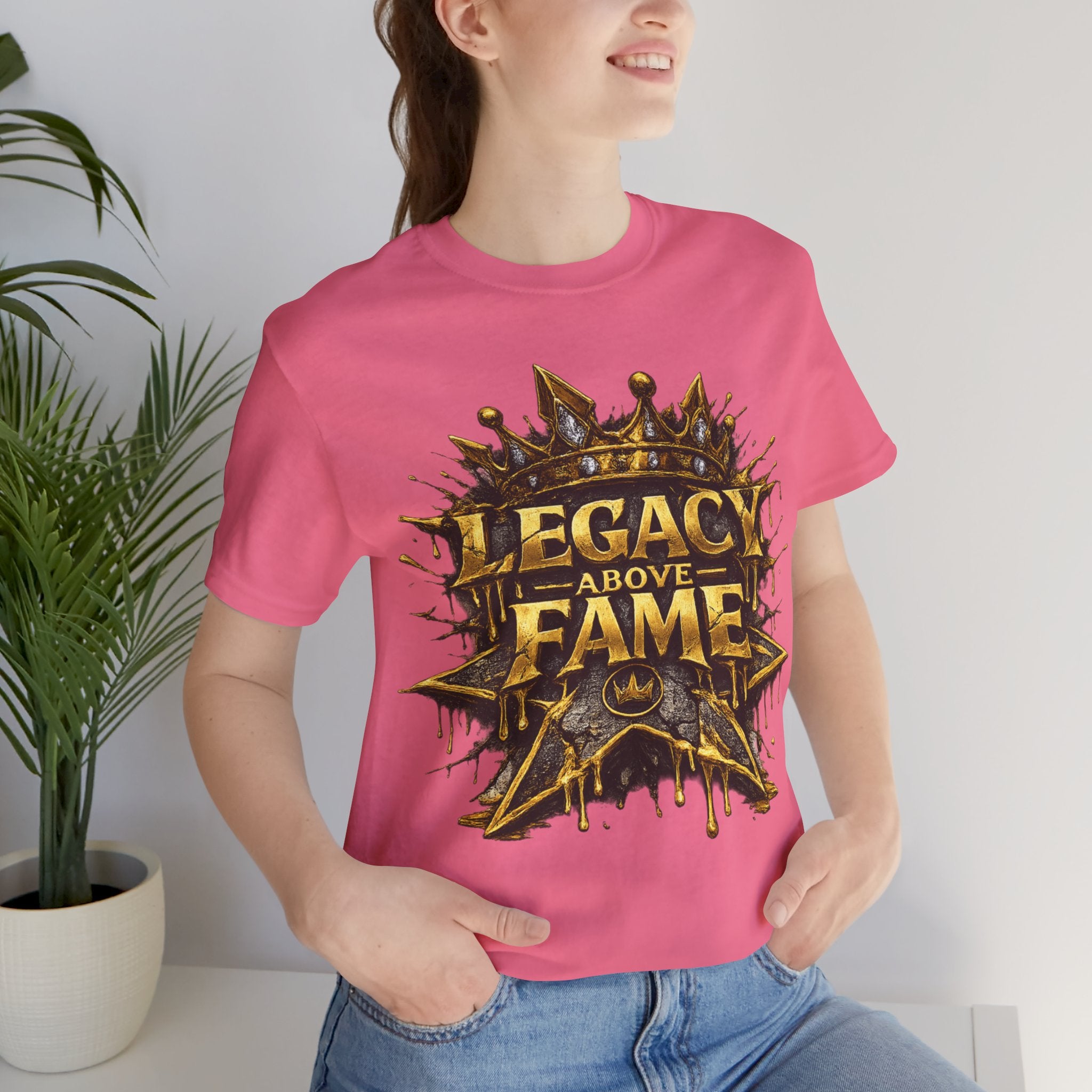 COMING SOON... Legacy Above Fame Graphic Tee (Gold Crown) Printify