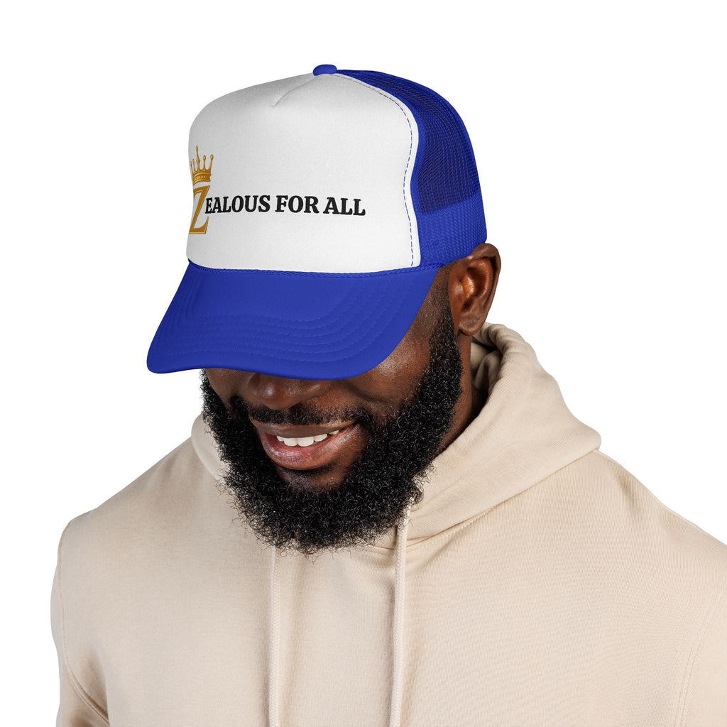 Zealous For All Trucker Caps Printify
