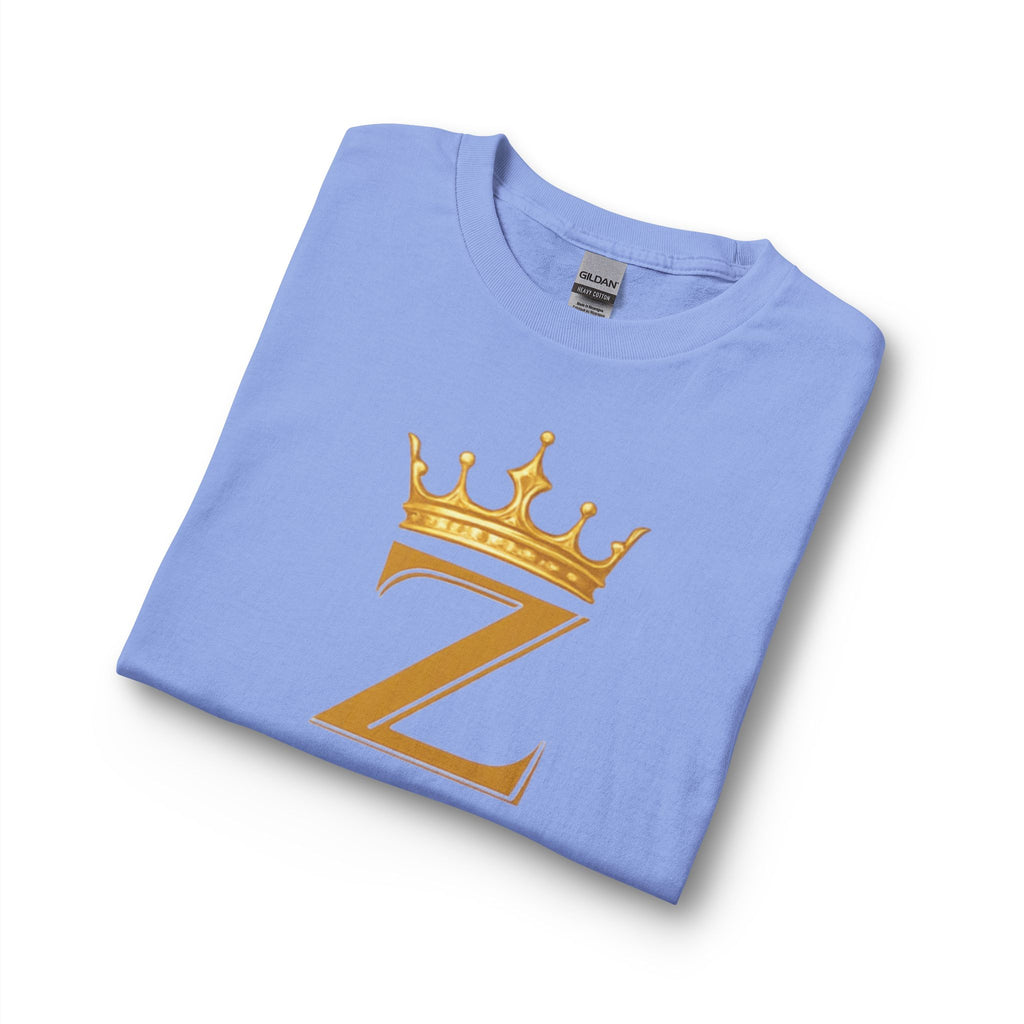 Long Sleeve Shirt — "Zealous For All" Gold Crown Logo, Motivational Athletic Streetwear Printify
