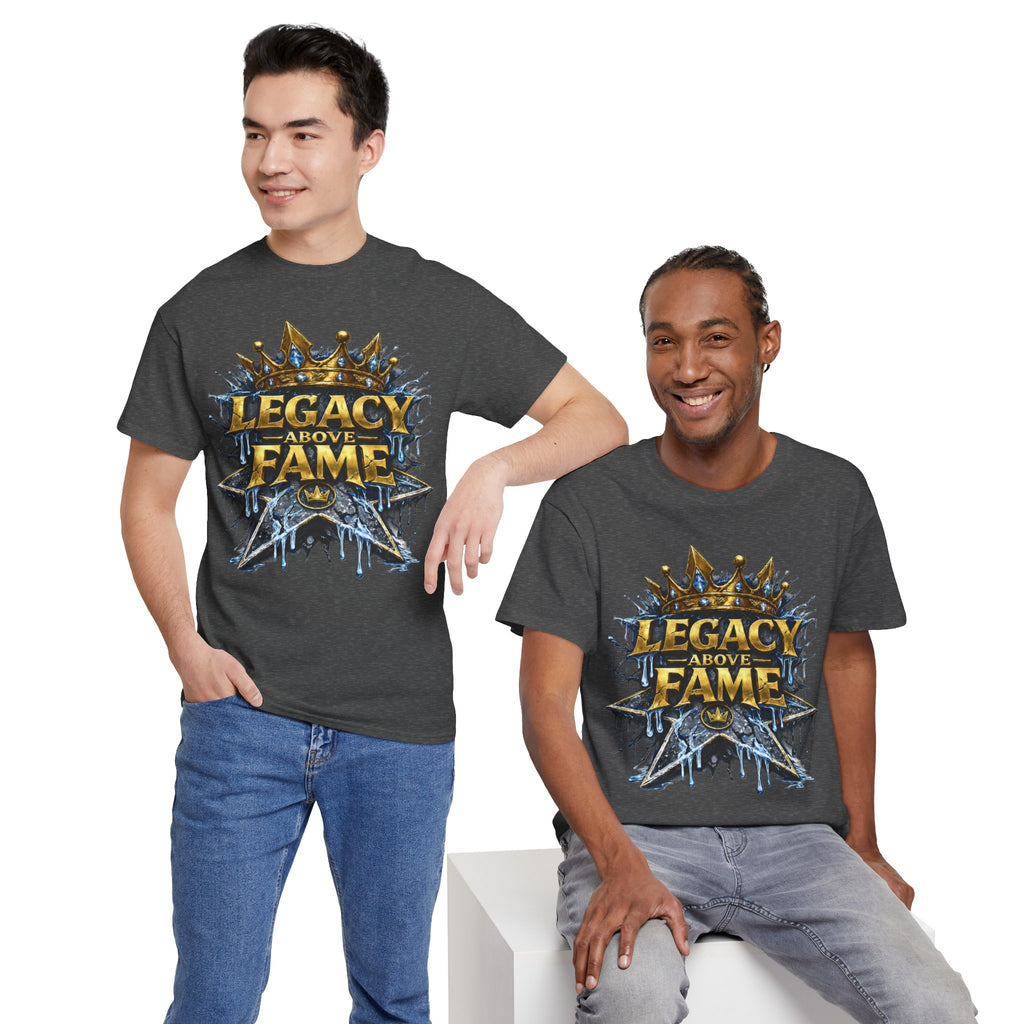 Adult Legacy Above Fame Graphic T-Shirt (Icy Blue Drip) - Zealous For All