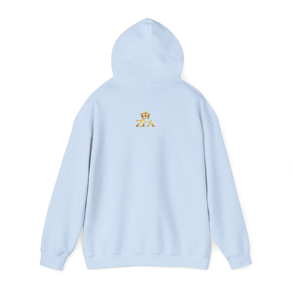 Zealous For All Hoodie — Gold Logo Printify