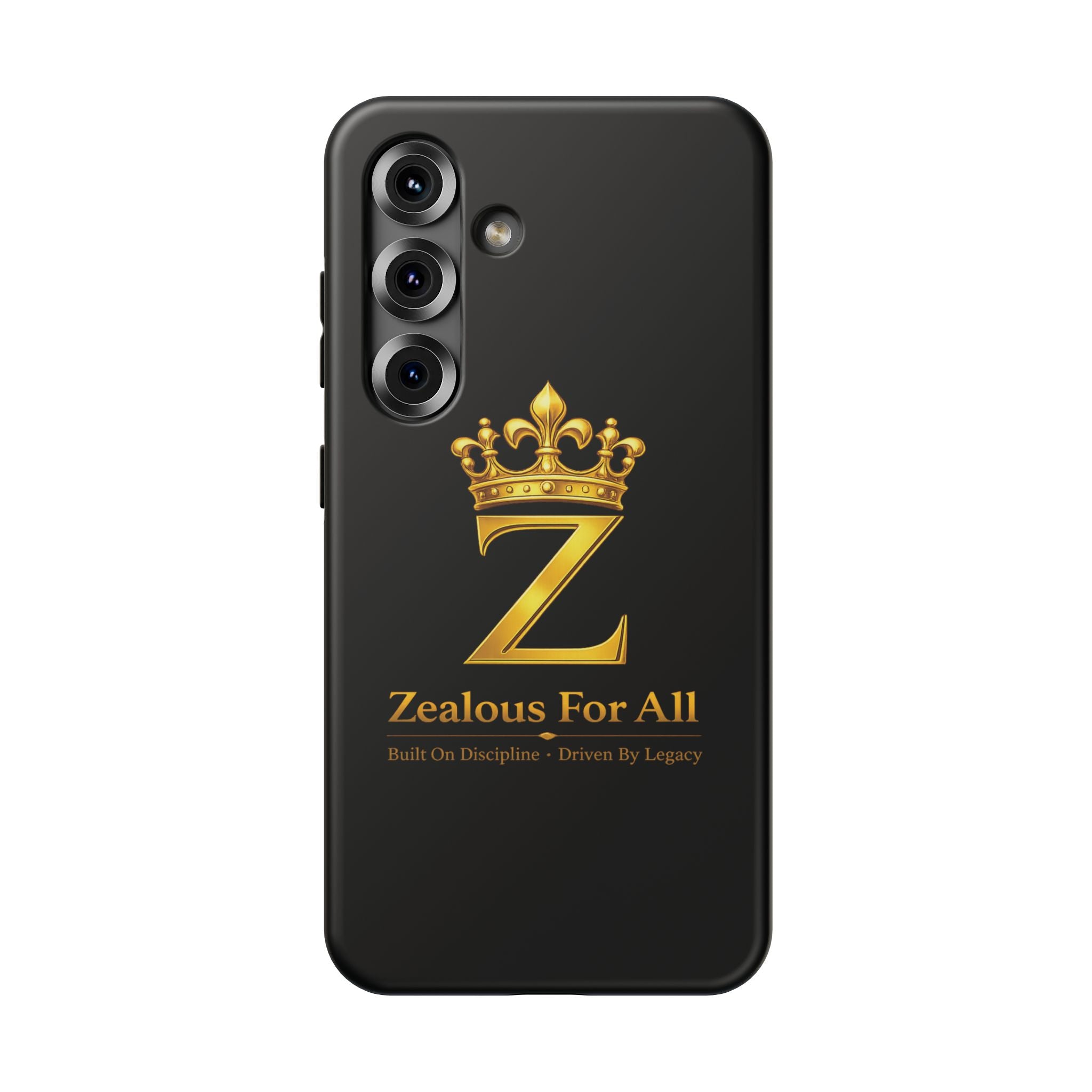ZFA Phone Case  — "Zealous For All" Gold Crown Impact-Resistant Case Printify
