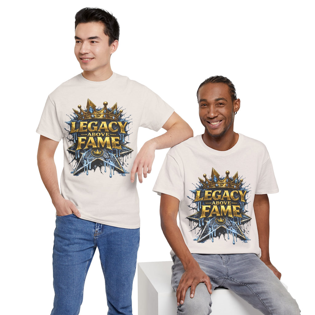 Adult Legacy Above Fame Graphic T-Shirt (Icy Blue Drip) - Zealous For All