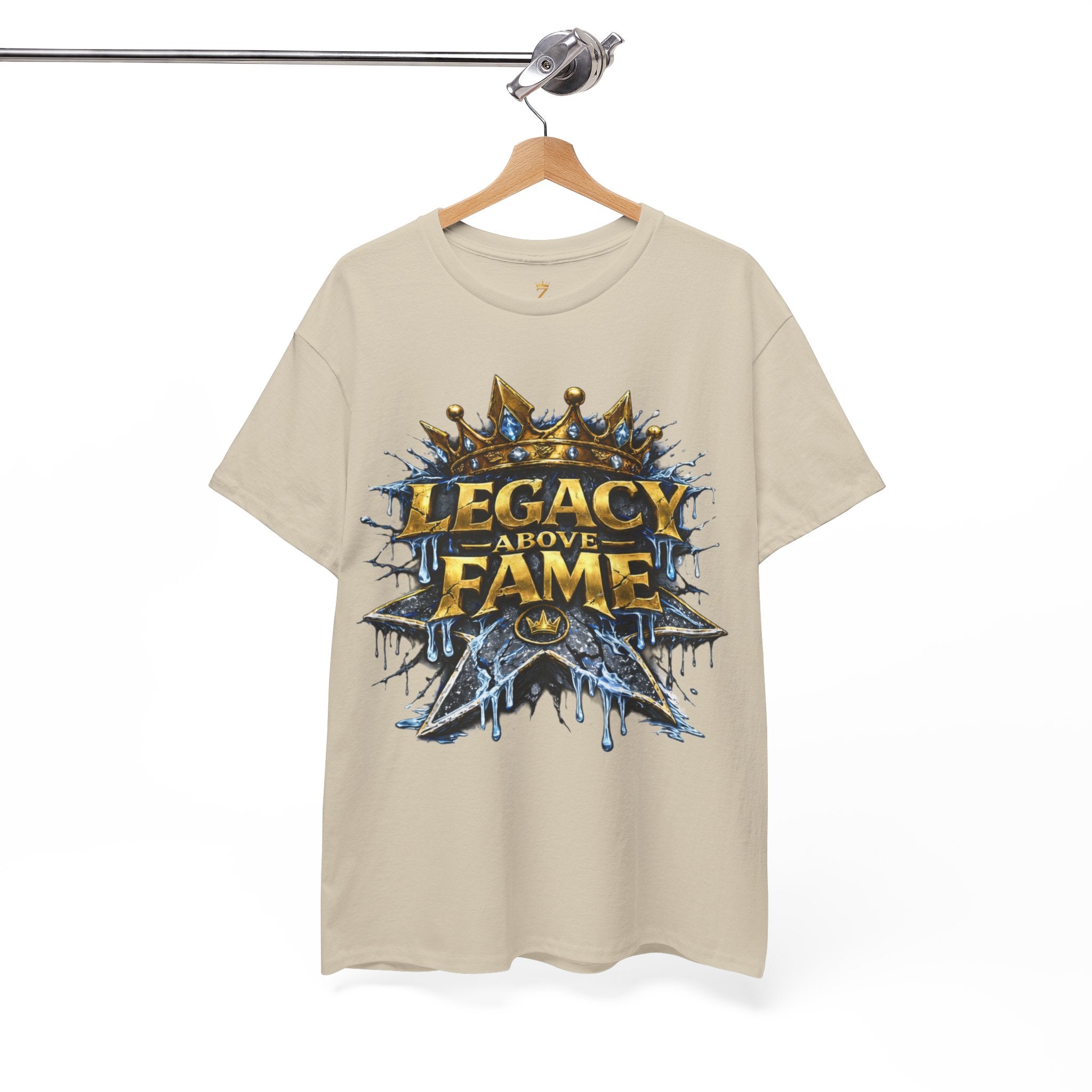 Adult Legacy Above Fame Graphic T-Shirt (Icy Blue Drip) - Zealous For All