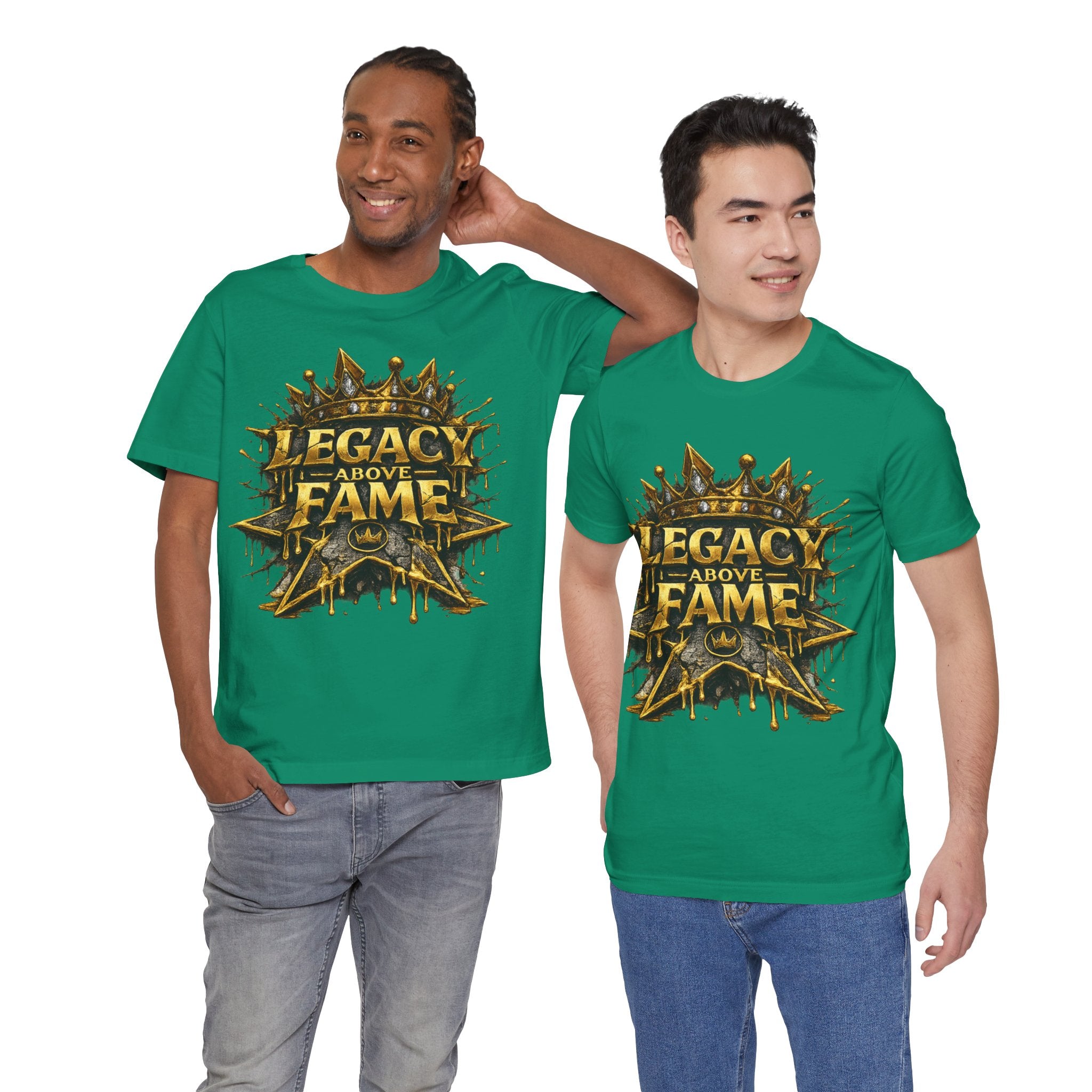 COMING SOON... Legacy Above Fame Graphic Tee (Gold Crown) Printify