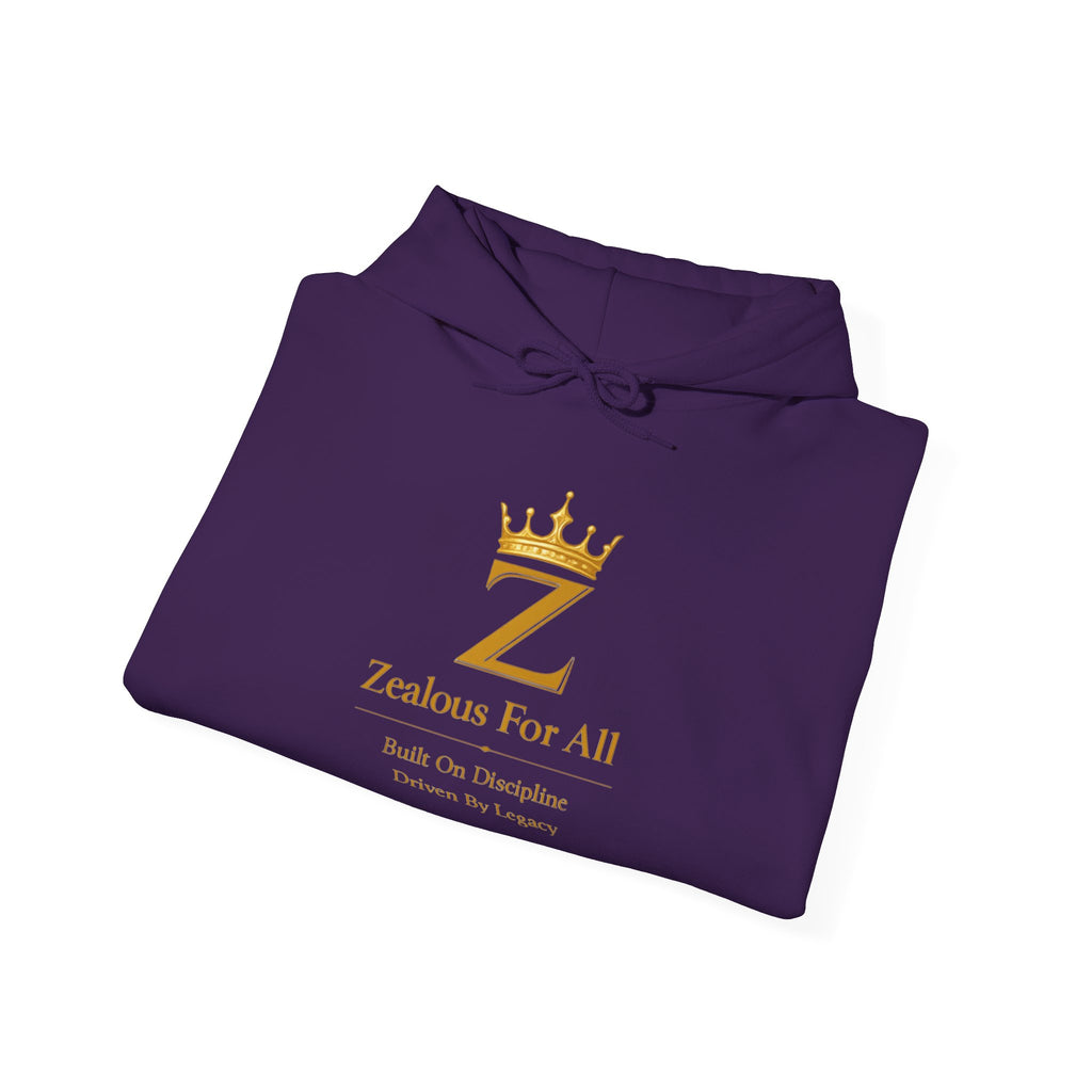 Zealous For All Hoodie — Gold Logo - Zealous For All