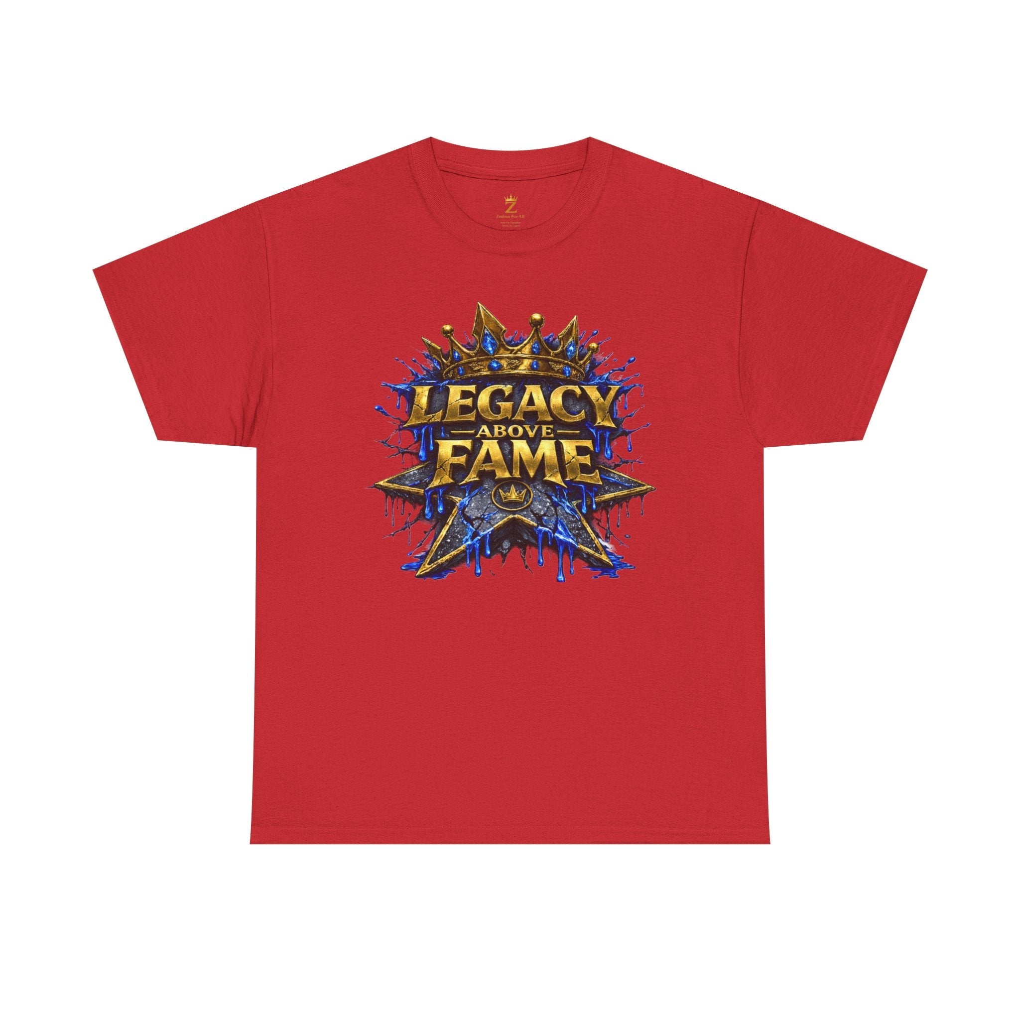 Adult Legacy Above Fame Graphic T-Shirt (Blue Drip)