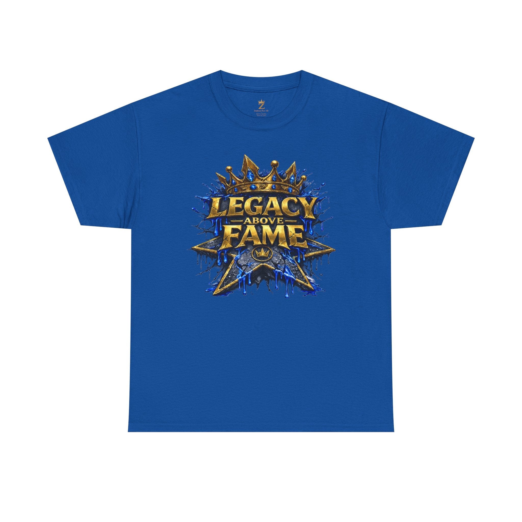 Adult Legacy Above Fame Graphic T-Shirt (Blue Drip)