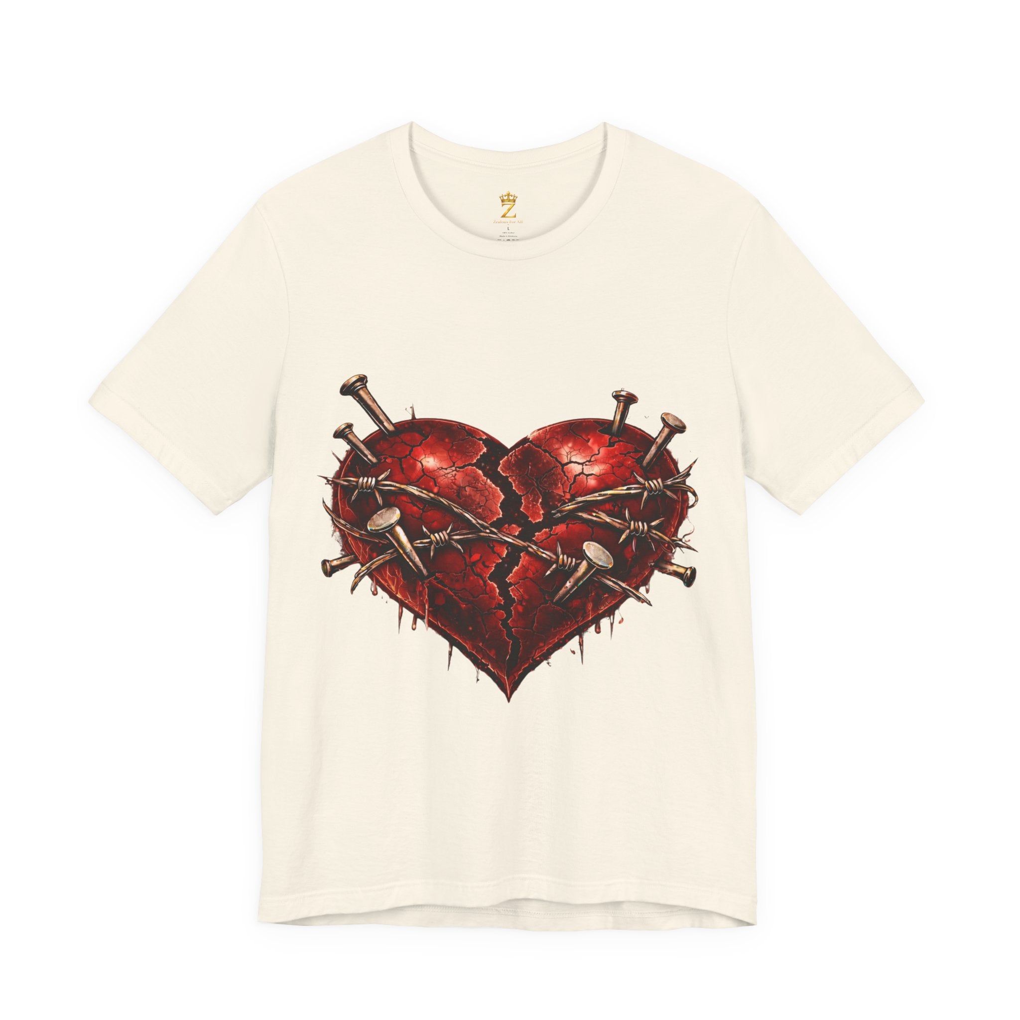 Red Heart T-Shirt (Discipline Over Emotions)
