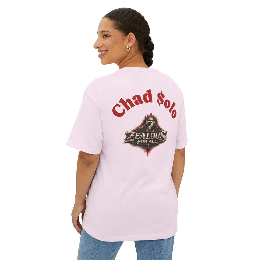 CEO CHAD EDITION *Oversized* Discipline Over Emotions Graphic Tee (Red Heart) Printify