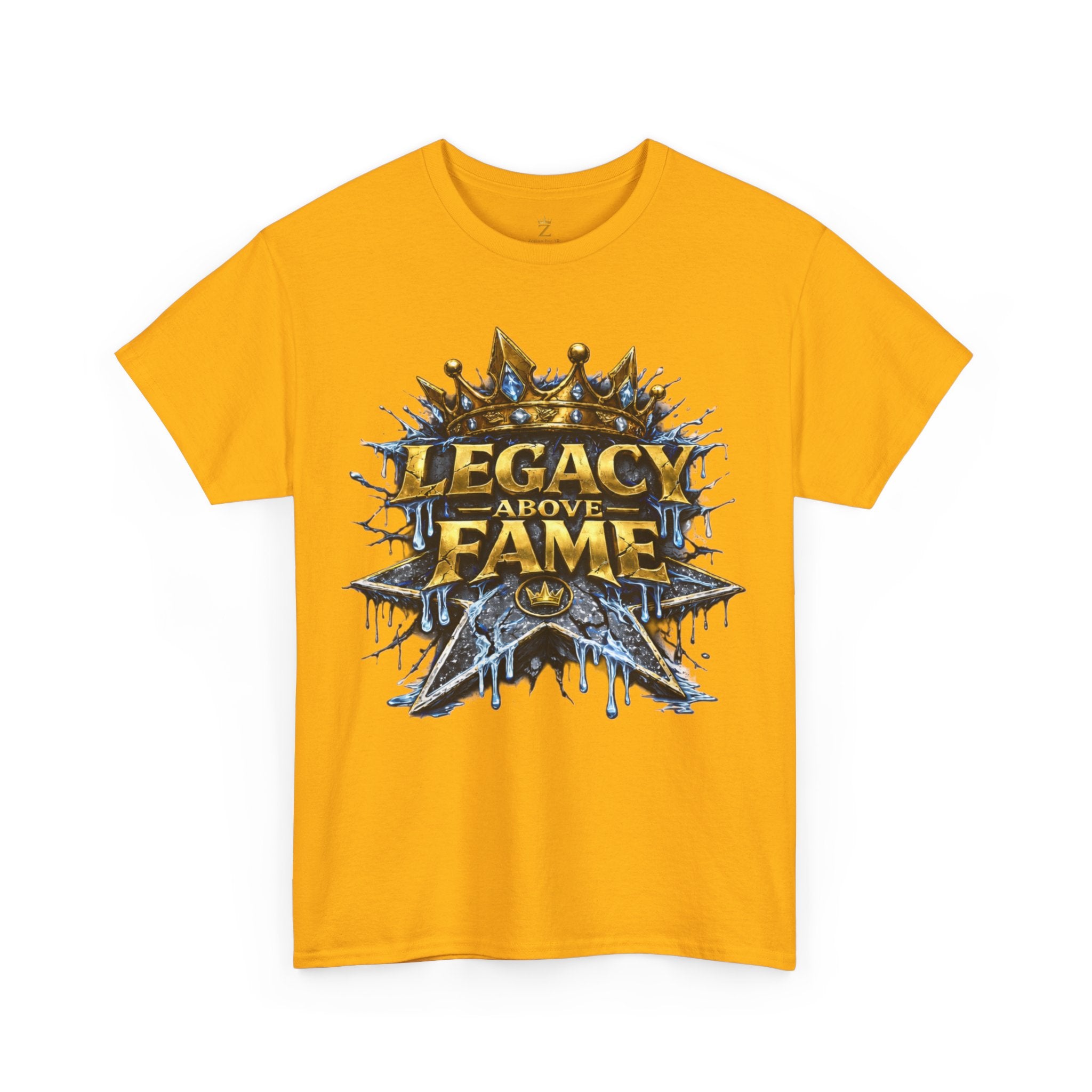Adult Legacy Above Fame Graphic T-Shirt (Icy Blue Drip) - Zealous For All