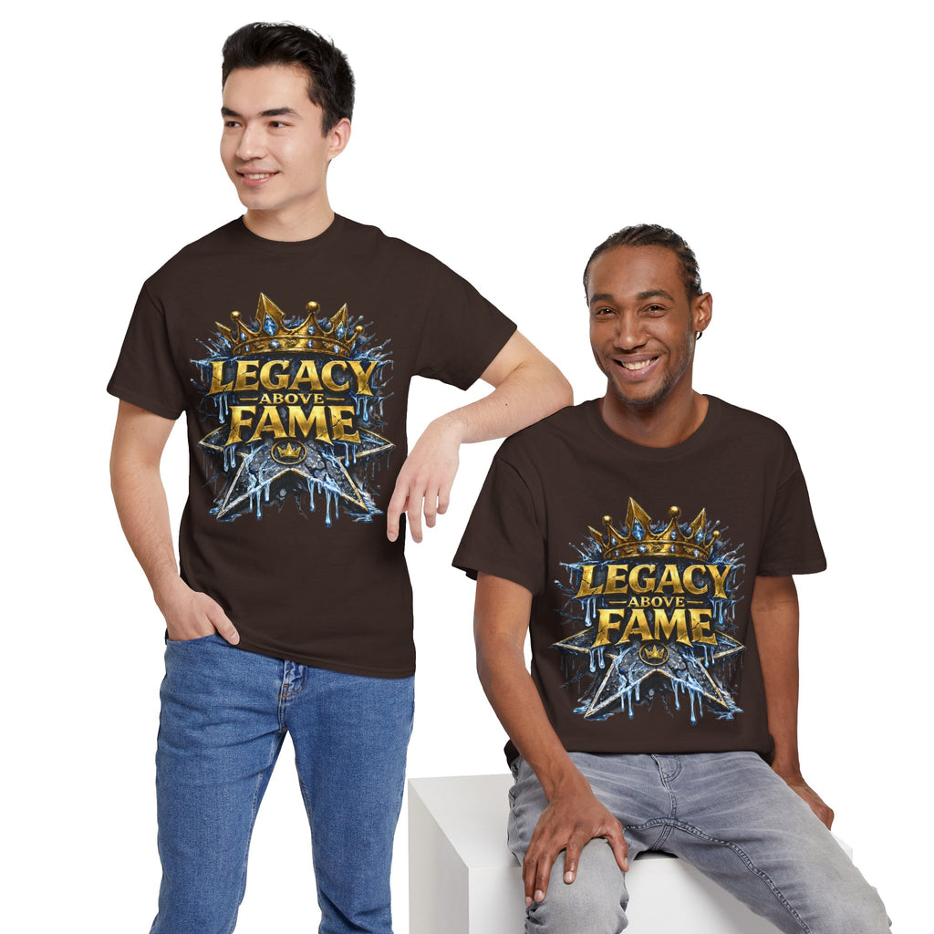 Adult Legacy Above Fame Graphic T-Shirt (Icy Blue Drip) - Zealous For All