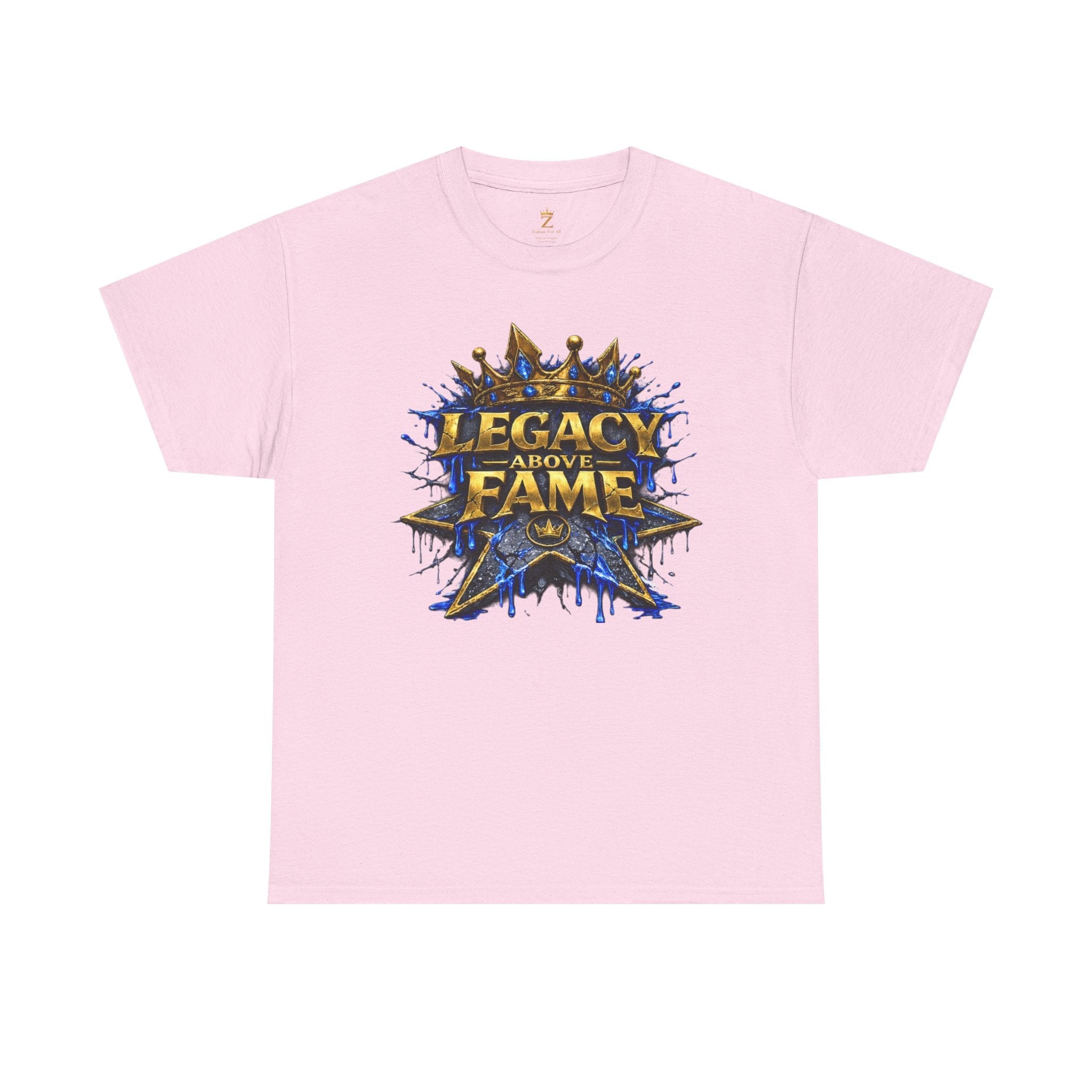 Adult Legacy Above Fame Graphic T-Shirt (Blue Drip)