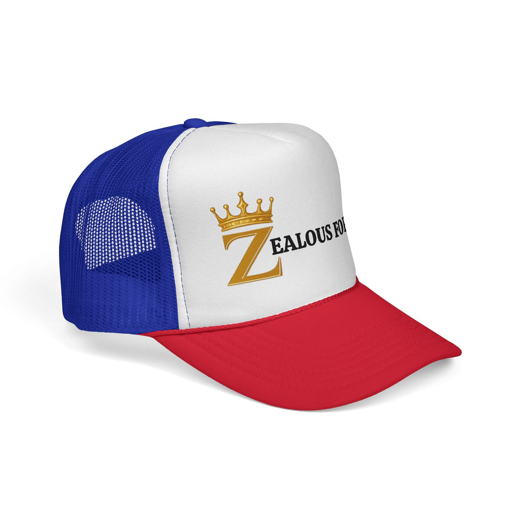 Zealous For All Trucker Caps Printify