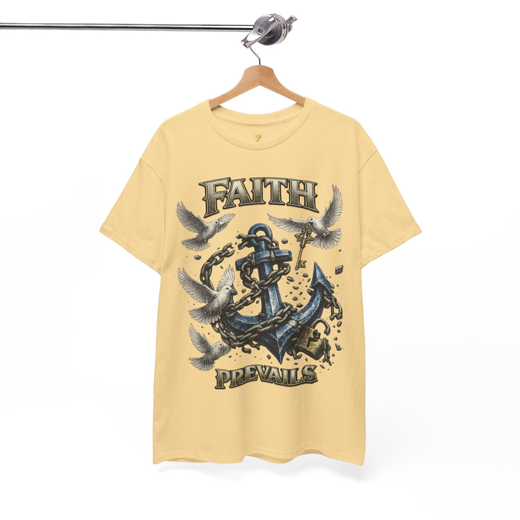 Adult Faith Prevails T‑Shirt (Blue Anchor) Printify