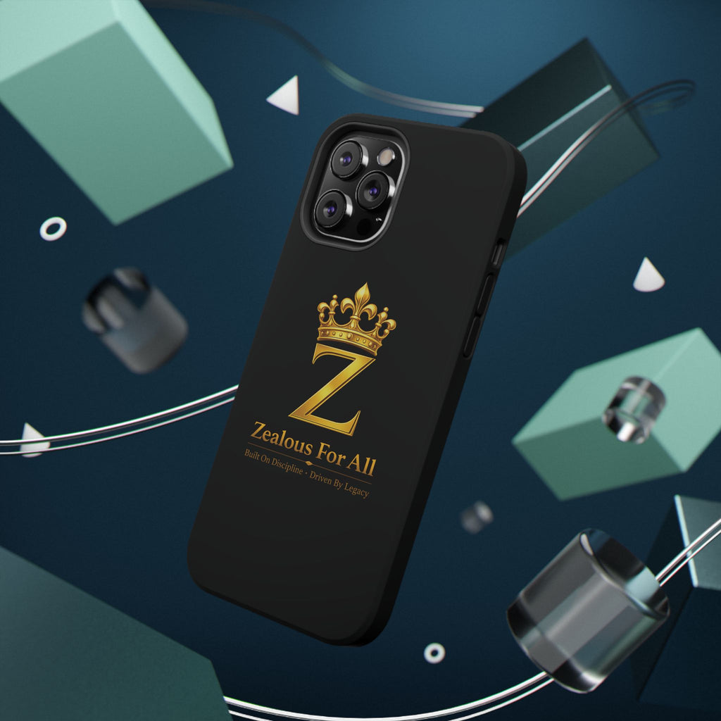 ZFA Phone Case  — "Zealous For All" Gold Crown Impact-Resistant Case Printify