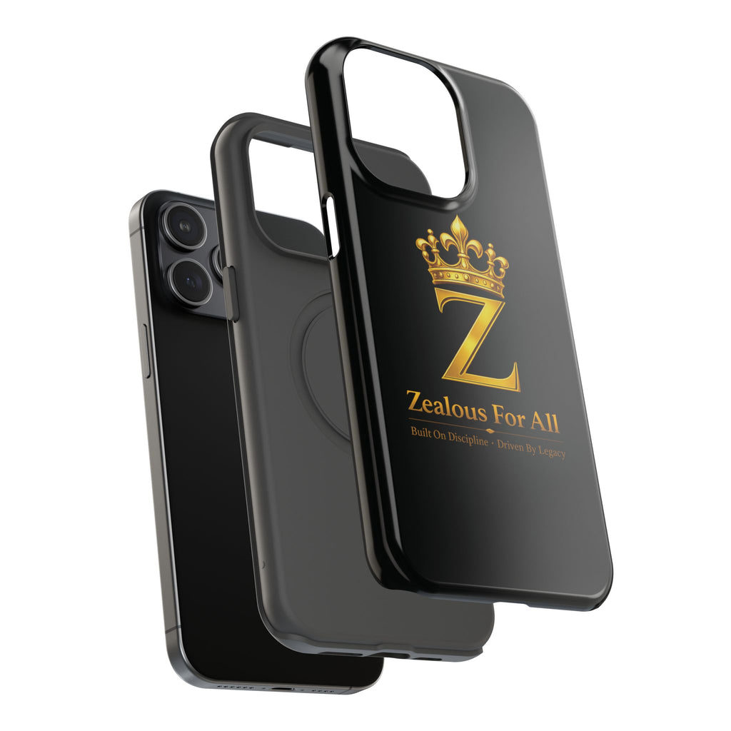 ZFA Phone Case  — "Zealous For All" Gold Crown Impact-Resistant Case Printify