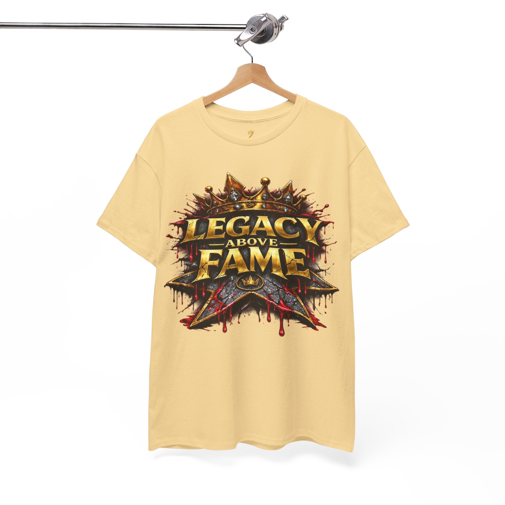 Adult Legacy Above Fame Graphic T-Shirt (Red Drip) - Zealous For All