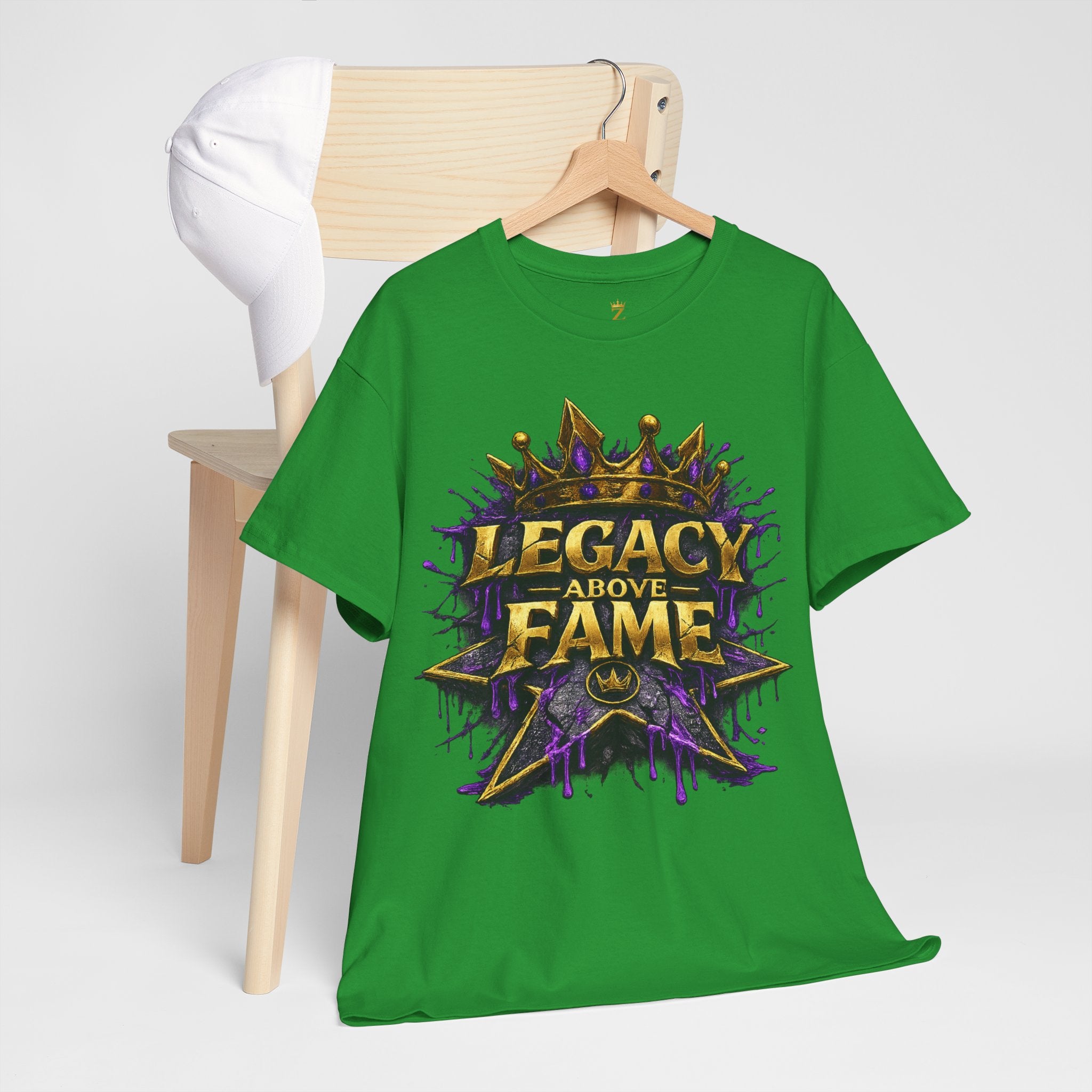 Adult Legacy Above Fame Graphic T-Shirt (Purple Drip) - Zealous For All