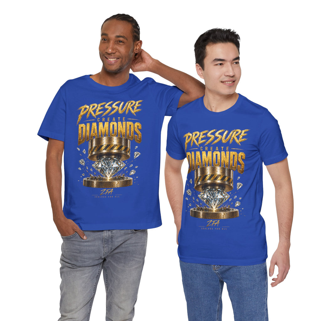 Pressure Create Diamonds T-Shirt — Motivational Graphic Tee