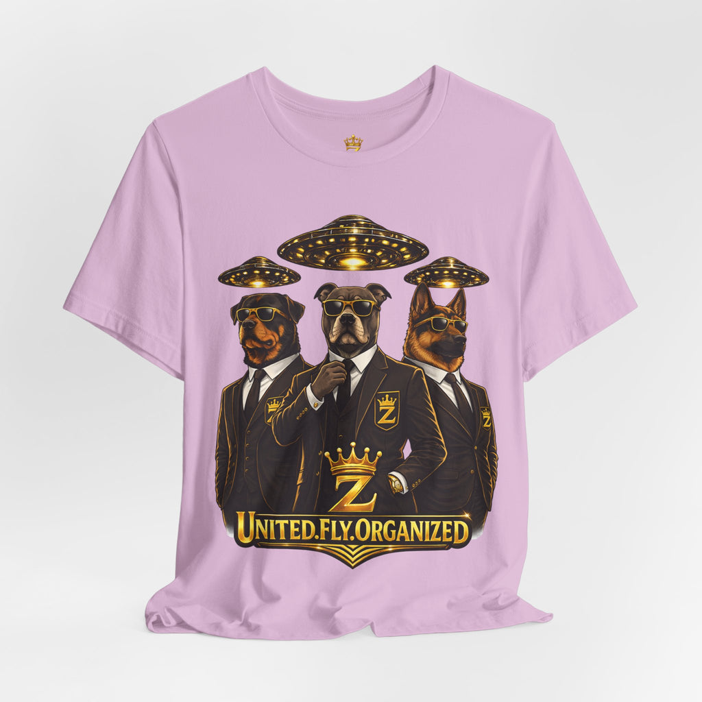 COMING SOON... United. Fly. Organized. Graphic Tee (Gold) Printify
