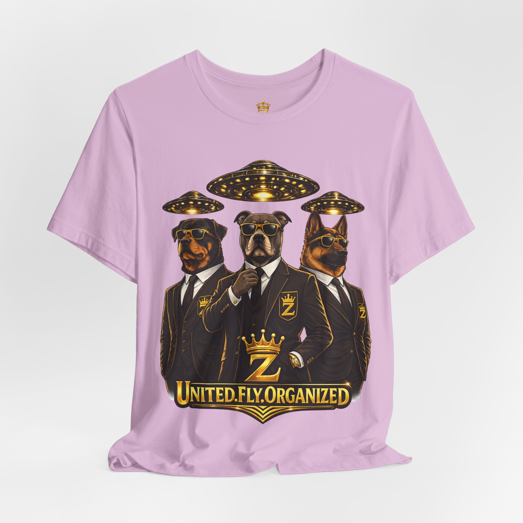 COMING SOON... United. Fly. Organized. Graphic Tee (Gold) Printify