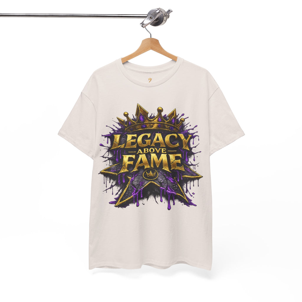 Adult Legacy Above Fame Graphic T-Shirt (Purple Drip) - Zealous For All