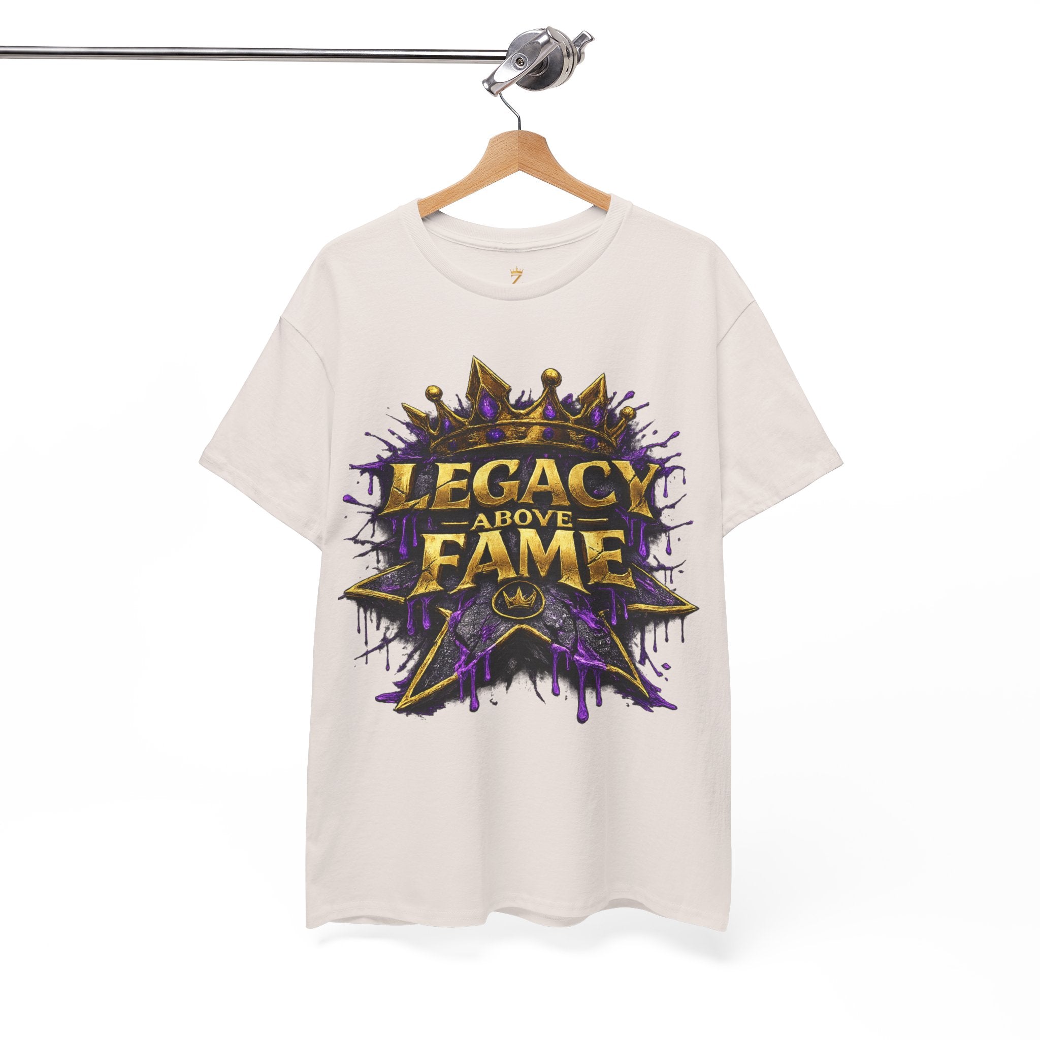 Adult Legacy Above Fame Graphic T-Shirt (Purple Drip) - Zealous For All