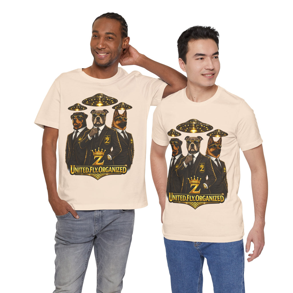 COMING SOON... United. Fly. Organized. Graphic Tee (Gold) Printify