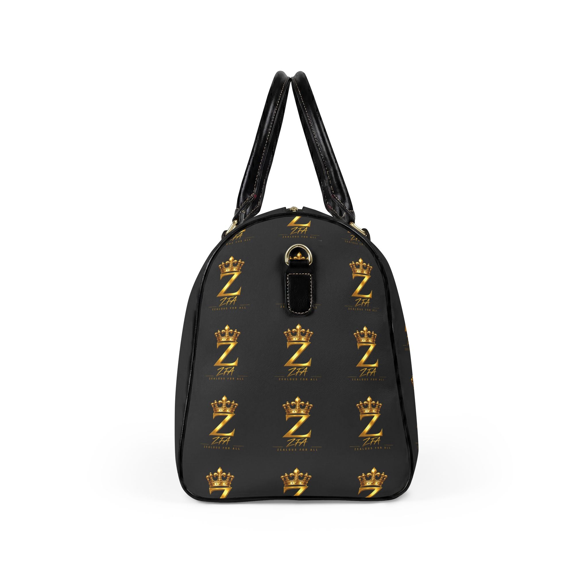 Faux Leather Travel Bag