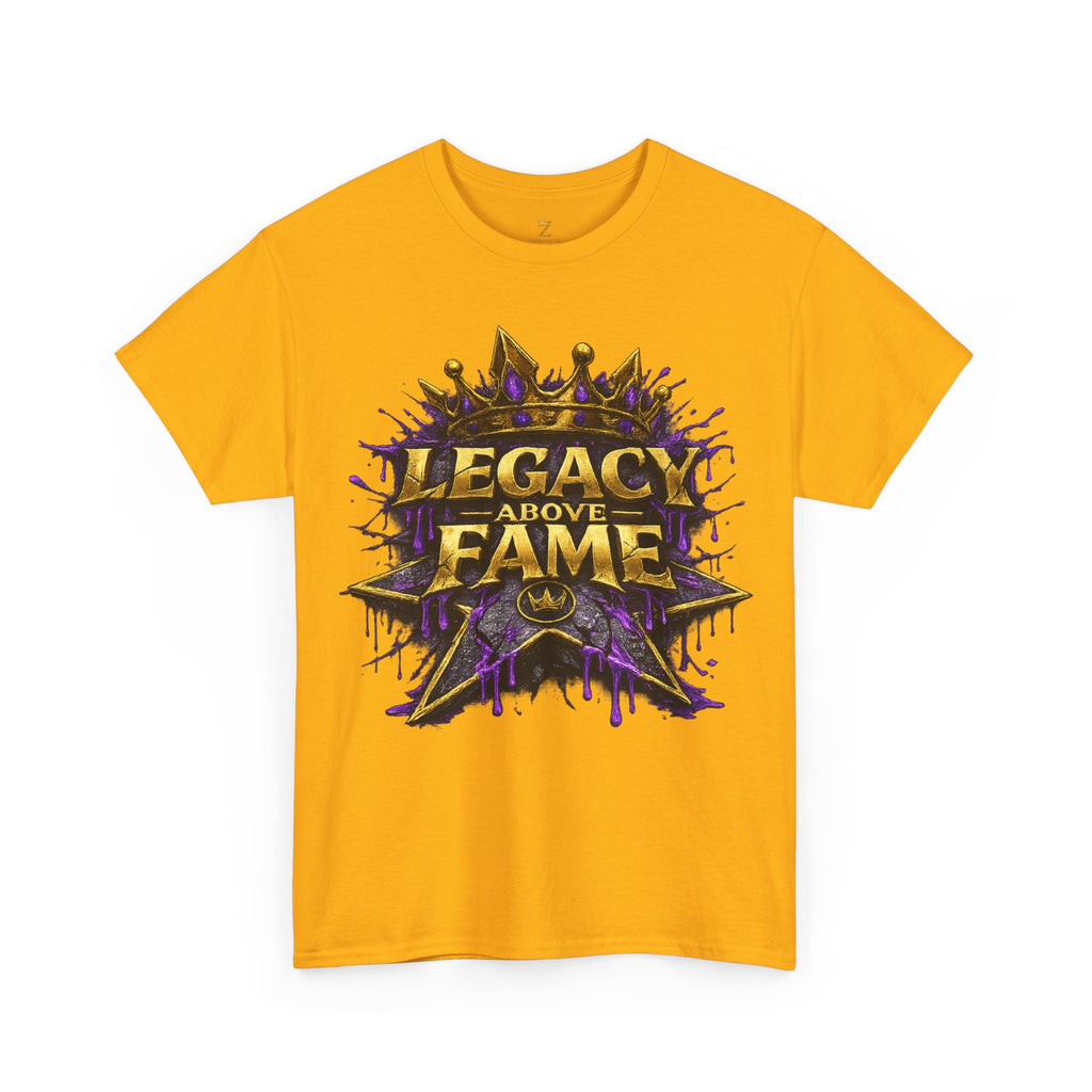 Adult Legacy Above Fame Graphic T-Shirt (Purple Drip) - Zealous For All