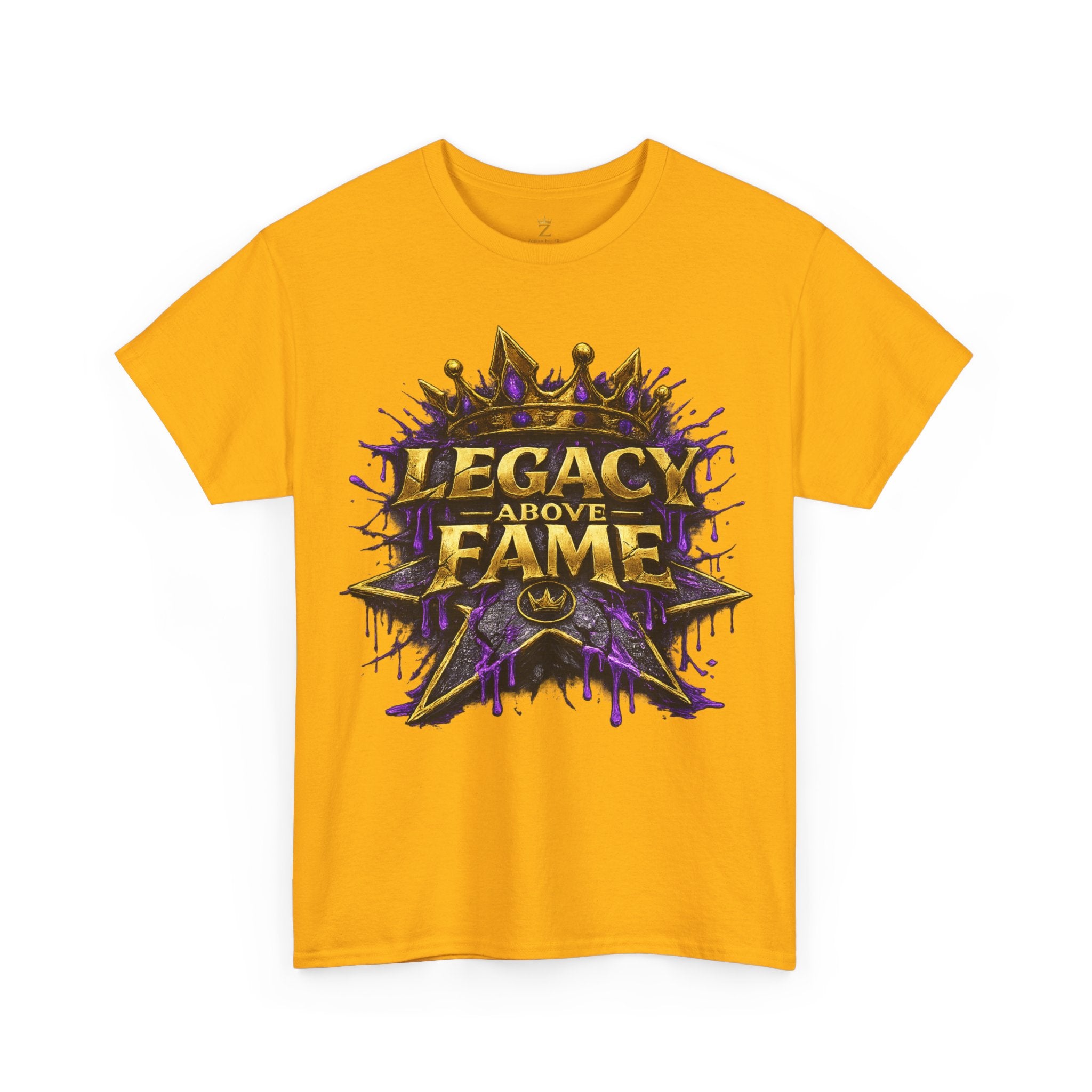 Adult Legacy Above Fame Graphic T-Shirt (Purple Drip) - Zealous For All
