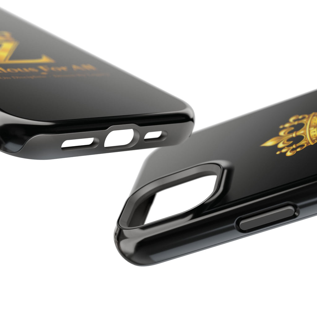 ZFA Phone Case  — "Zealous For All" Gold Crown Impact-Resistant Case Printify