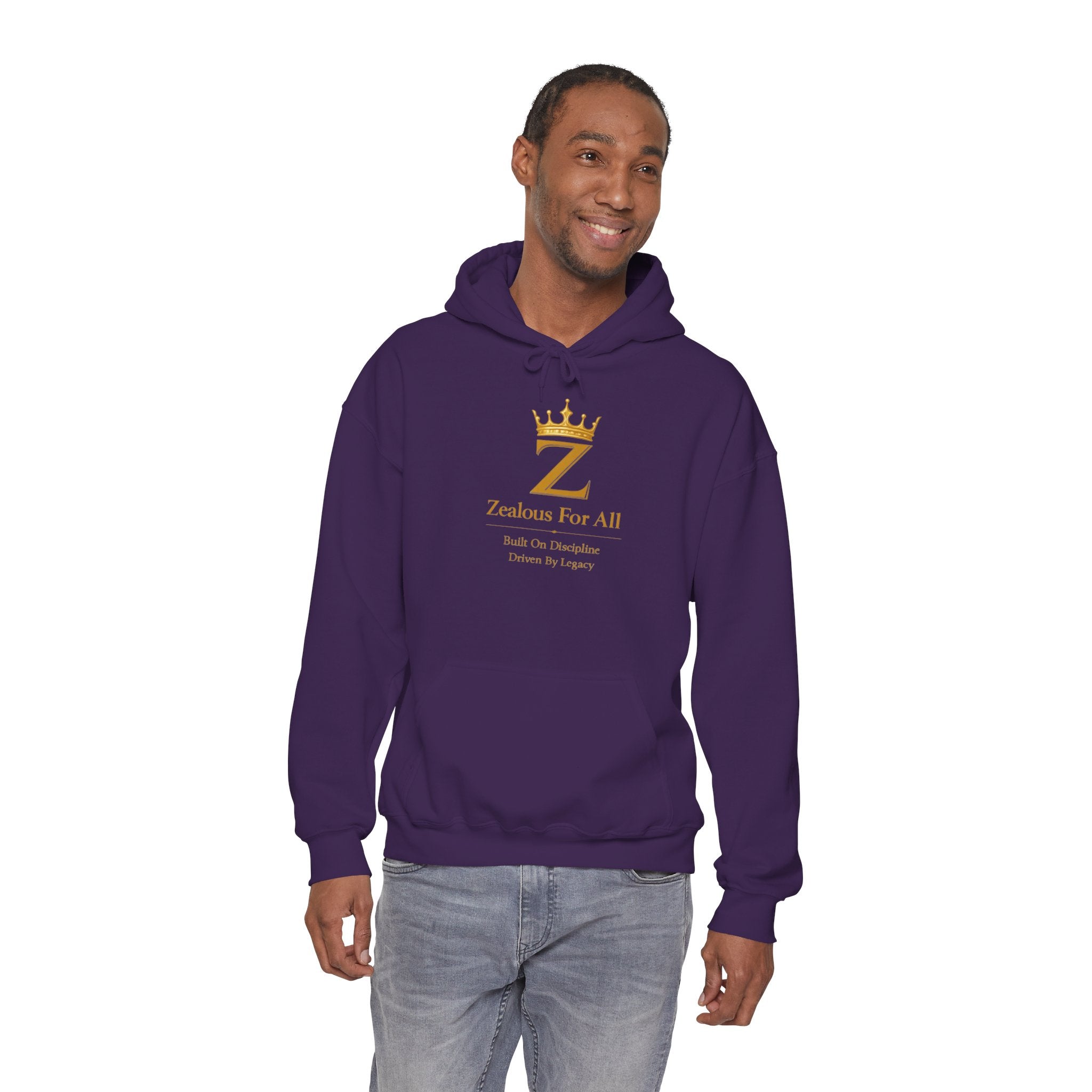 Zealous For All Hoodie — Gold Logo - Zealous For All