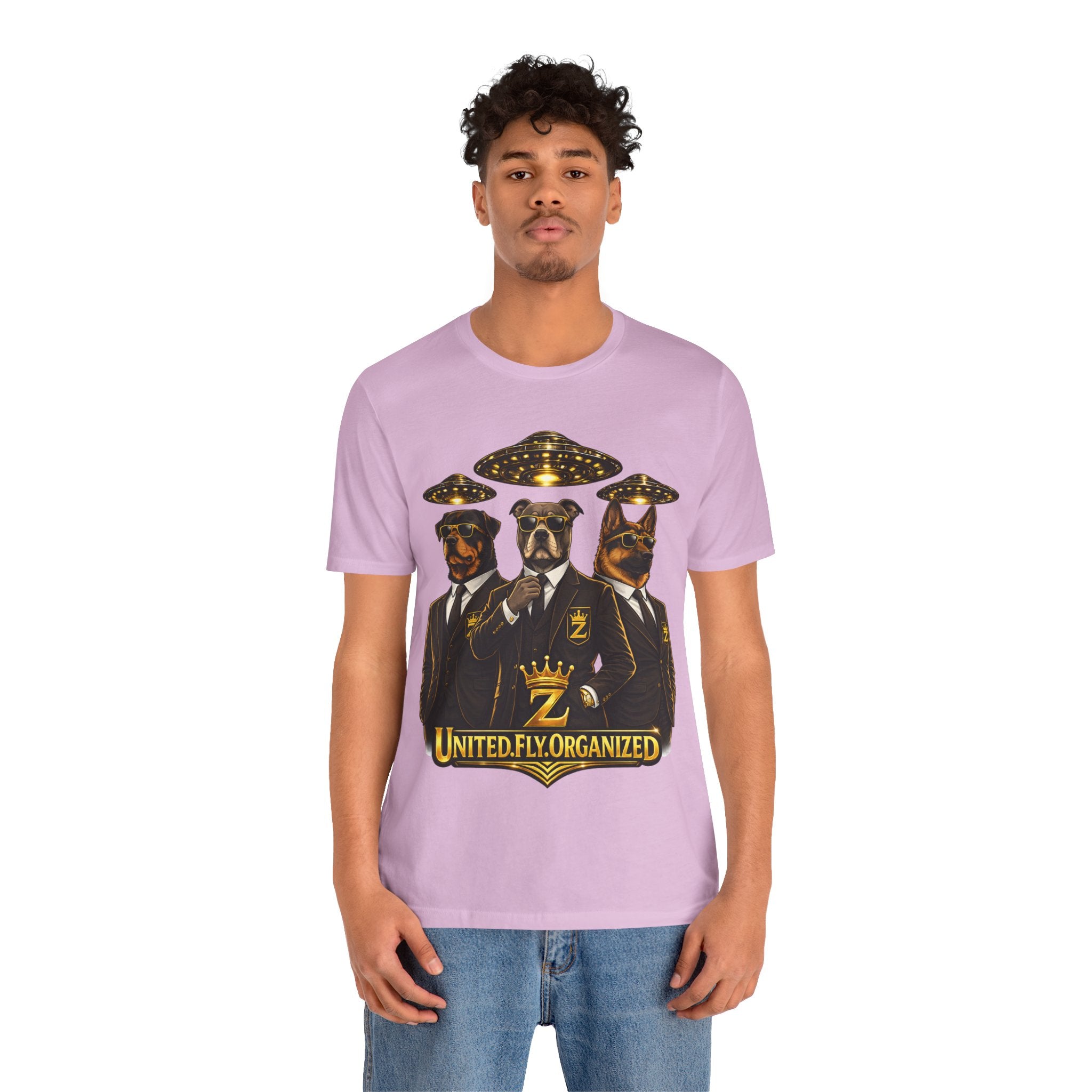 COMING SOON... United. Fly. Organized. Graphic Tee (Gold) Printify