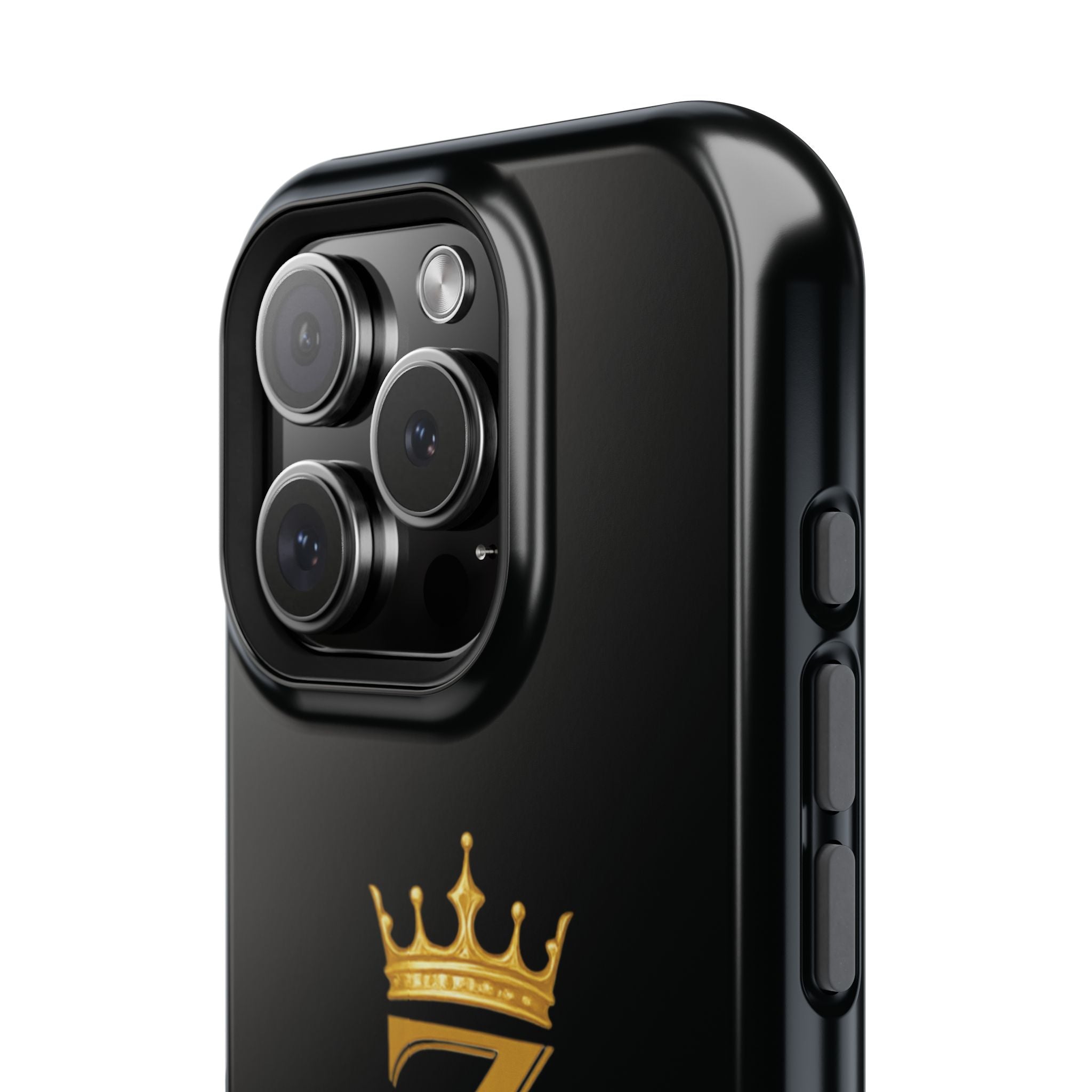 Phone Case — "Zealous For All" Gold Crown Impact-Resistant Case Printify