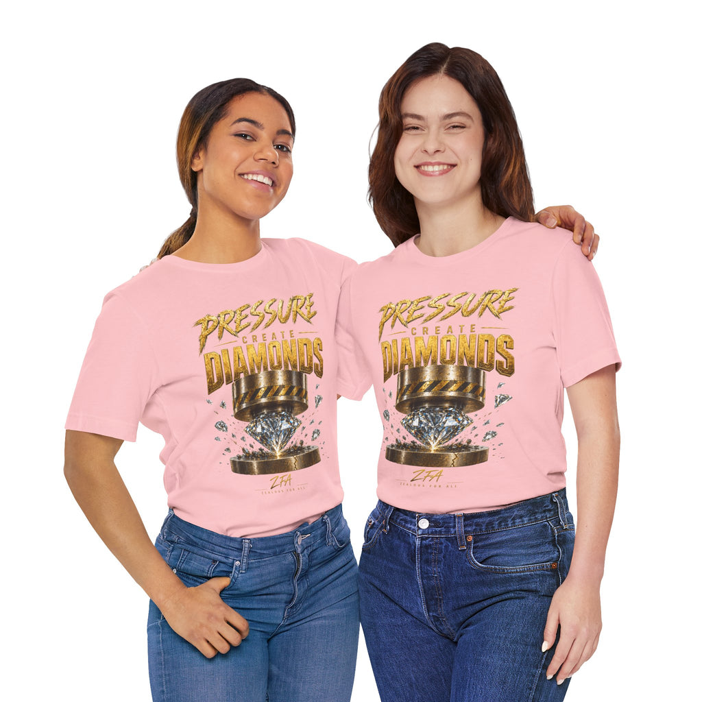 Pressure Create Diamonds T-Shirt — Motivational Graphic Tee