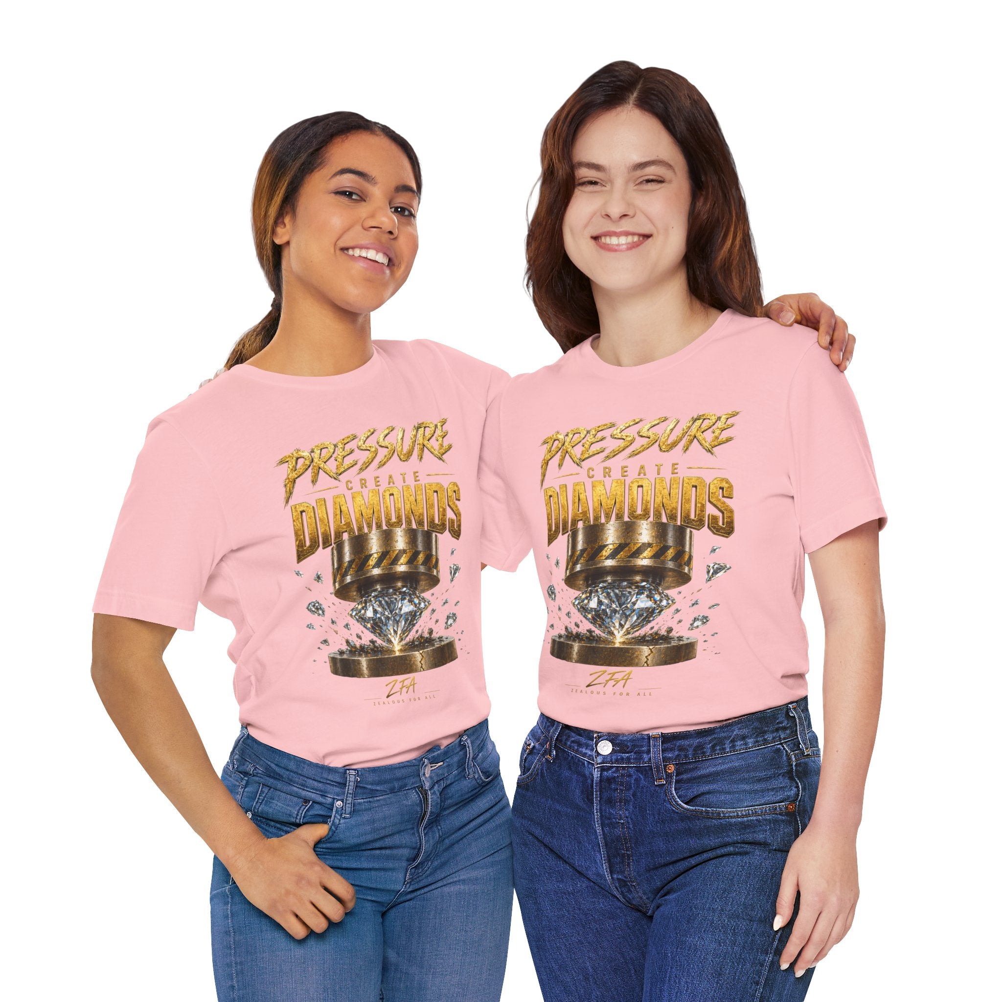 Pressure Create Diamonds T-Shirt — Motivational Graphic Tee