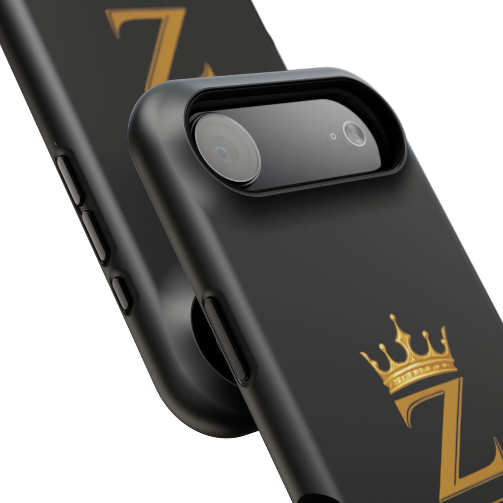 Phone Case — "Zealous For All" Gold Crown Impact-Resistant Case Printify