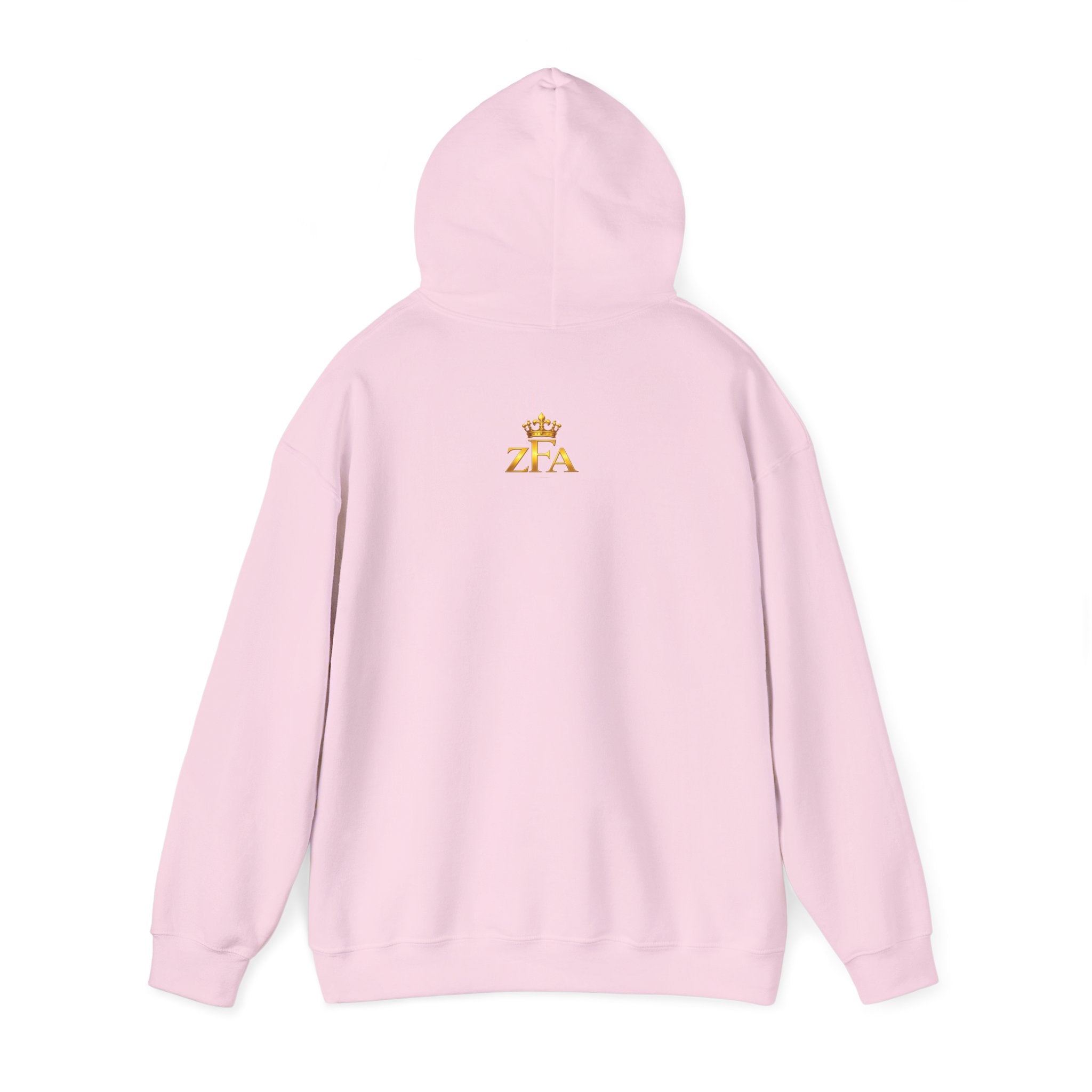 Zealous For All Hoodie — Gold Logo Printify