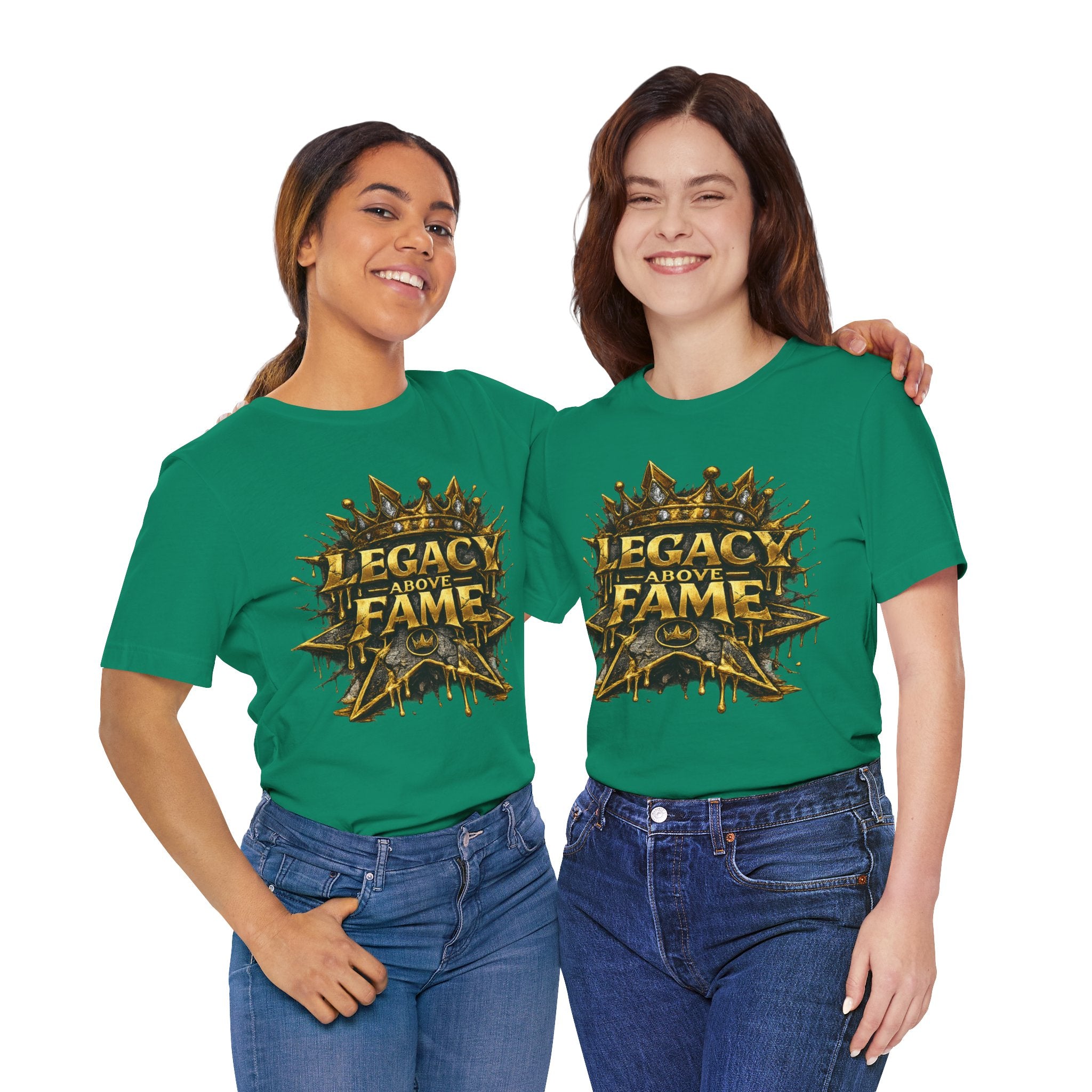 COMING SOON... Legacy Above Fame Graphic Tee (Gold Crown) Printify