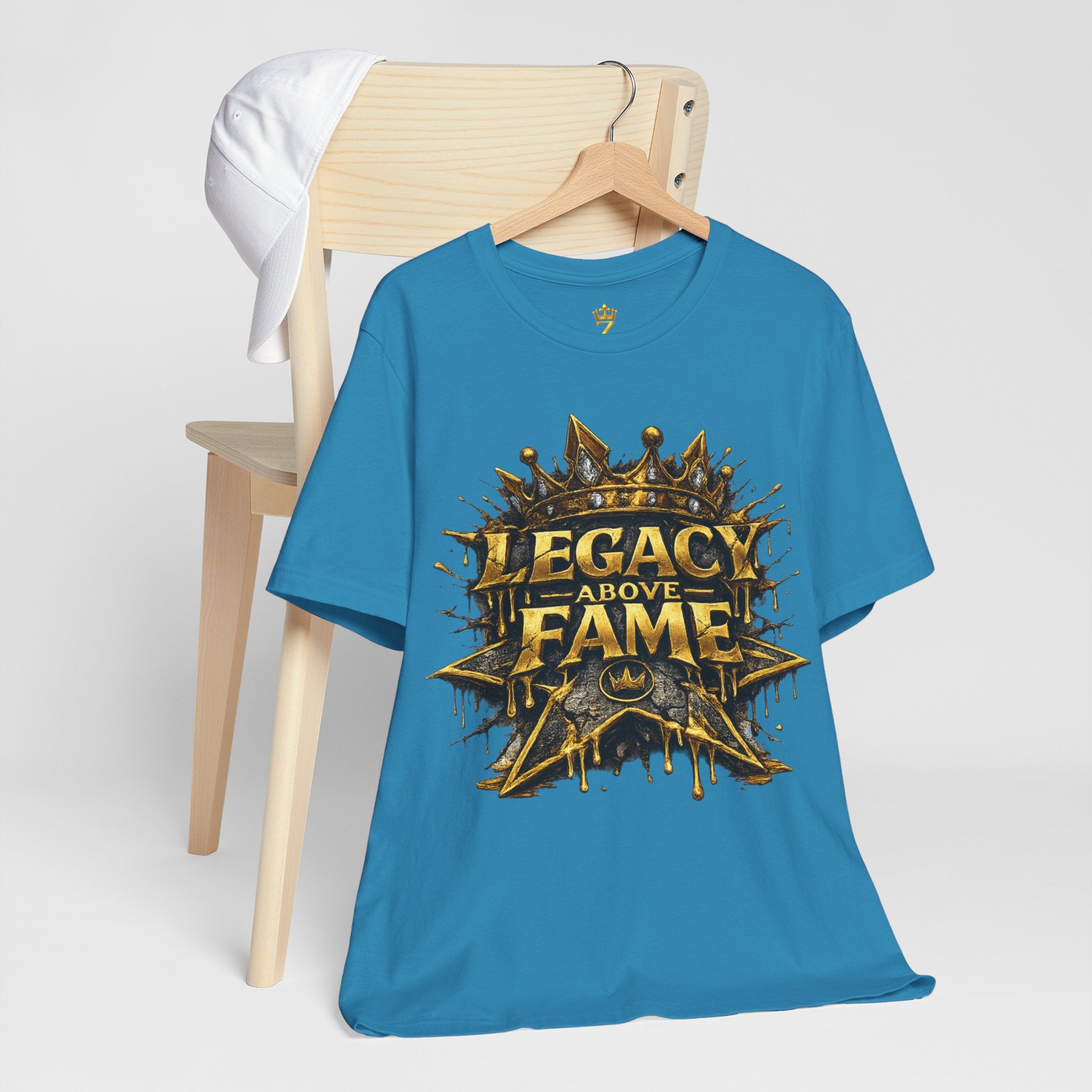 COMING SOON... Legacy Above Fame Graphic Tee (Gold Crown) Printify
