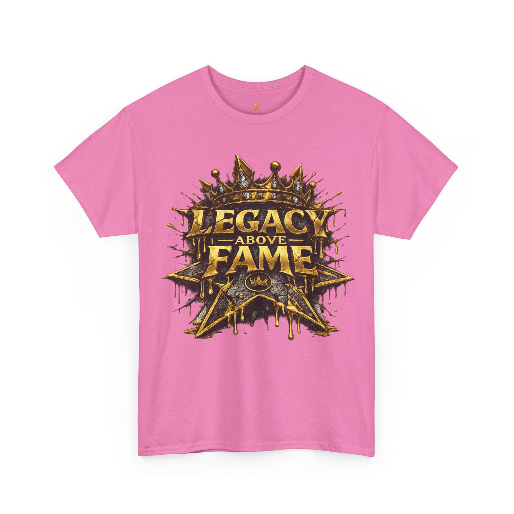 Adult Legacy Above Fame Graphic T-Shirt (Gold Drip) - Zealous For All