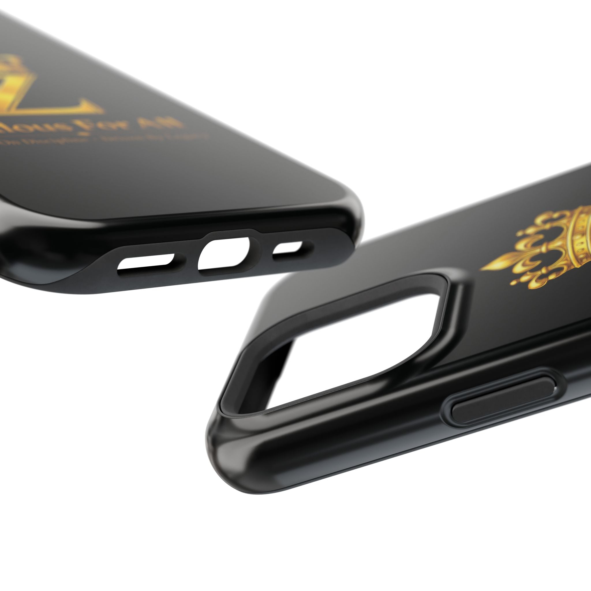 ZFA Phone Case  — "Zealous For All" Gold Crown Impact-Resistant Case Printify