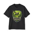 Oversized Discipline Over Emotions Graphic Tee (Green Heart) Printify