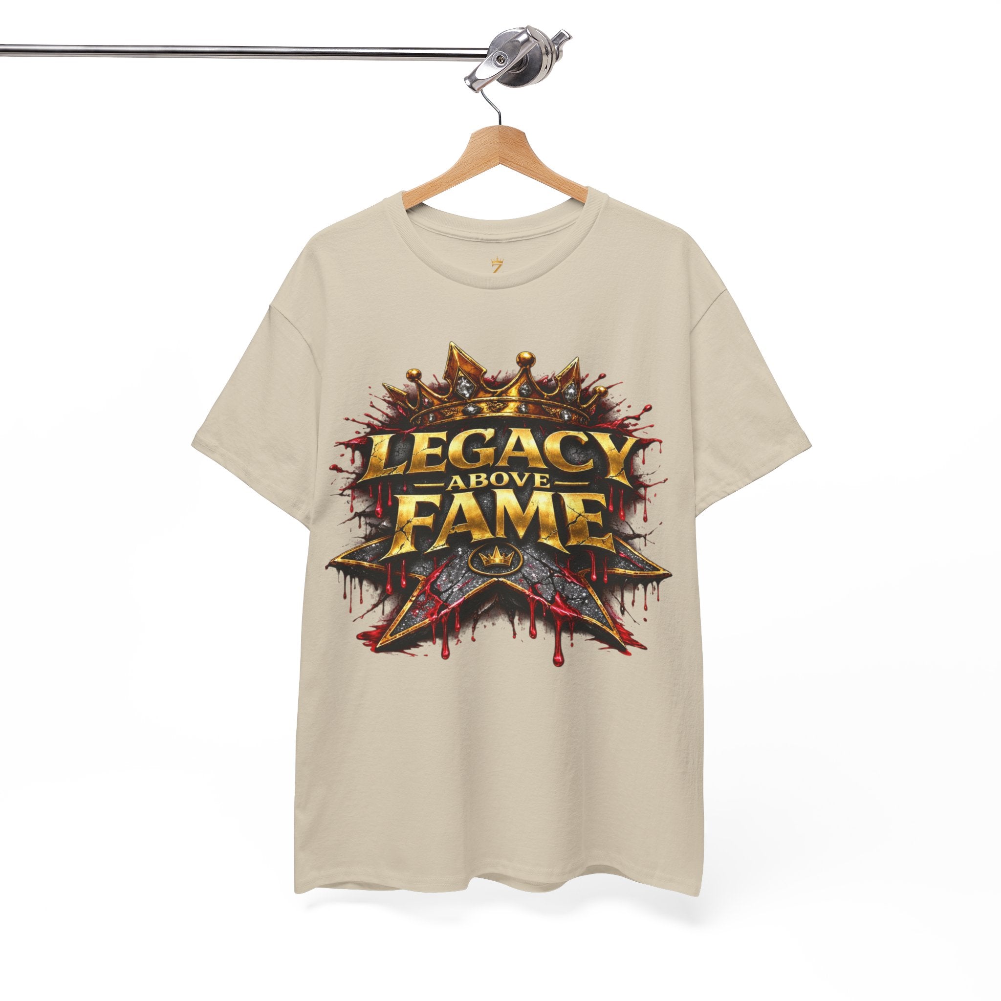Adult Legacy Above Fame Graphic T-Shirt (Red Drip) - Zealous For All