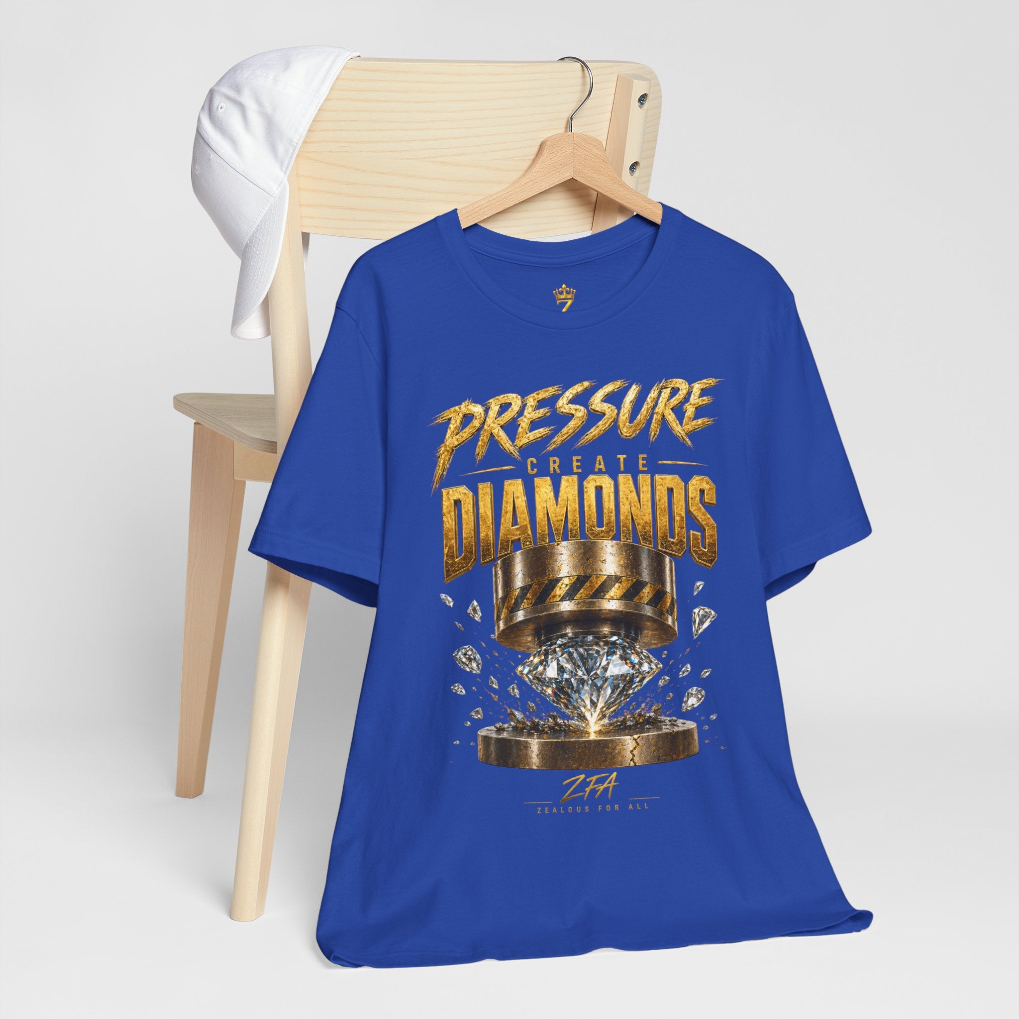 Pressure Create Diamonds T-Shirt — Motivational Graphic Tee