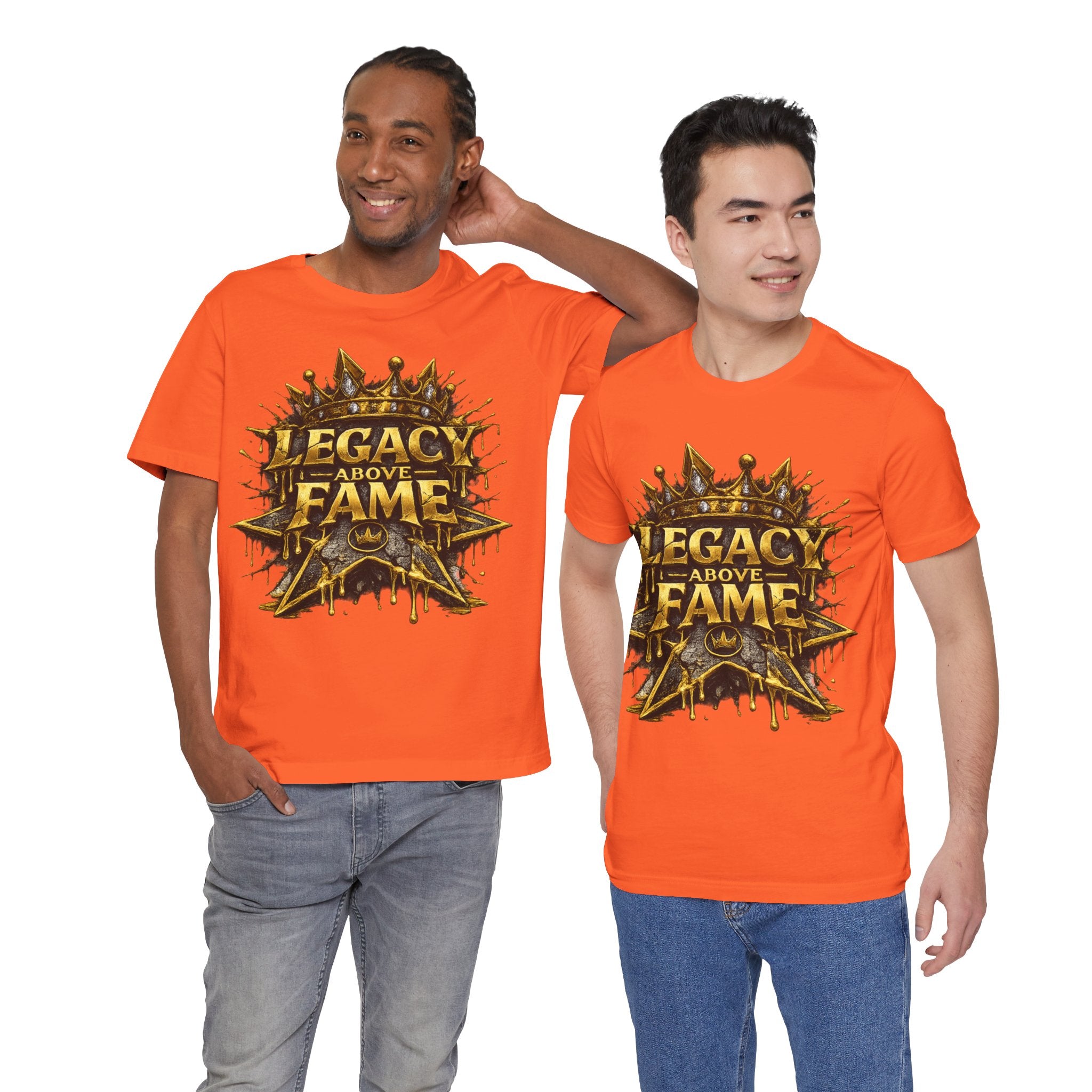 COMING SOON... Legacy Above Fame Graphic Tee (Gold Crown) Printify