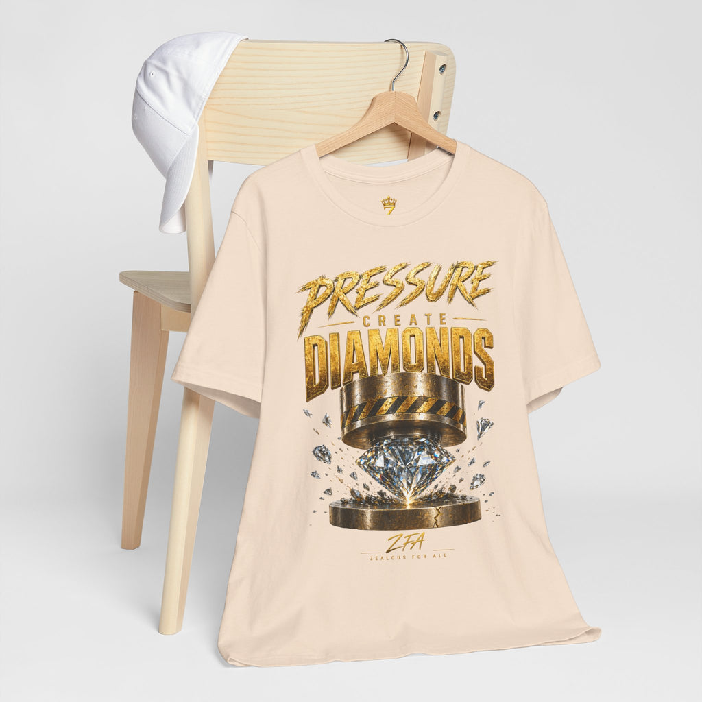 Pressure Create Diamonds T-Shirt — Motivational Graphic Tee