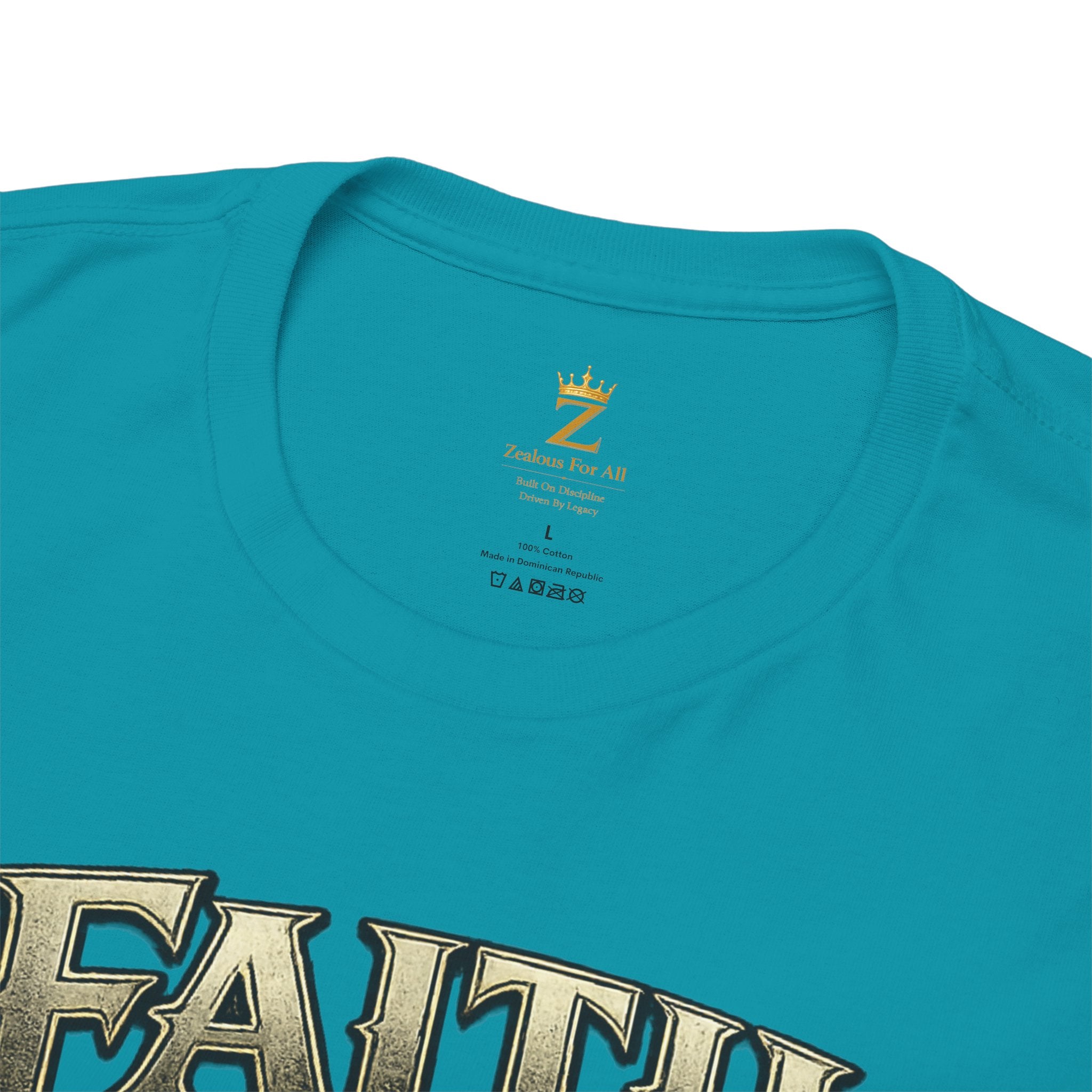 Adult Faith Prevails Anchor T-Shirt (Green Anchor) Printify